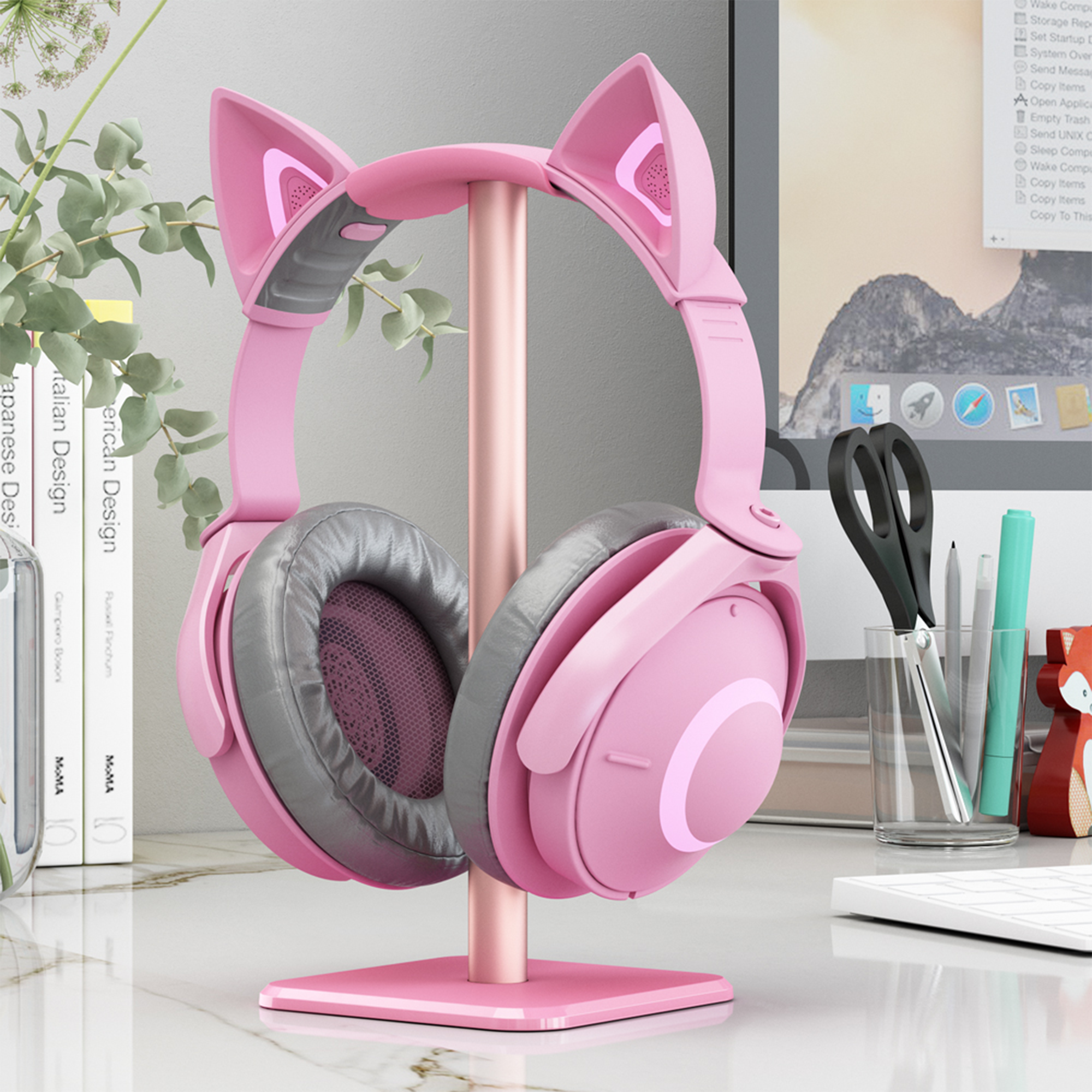 Playmax Aluminium Headset Stand- Pink