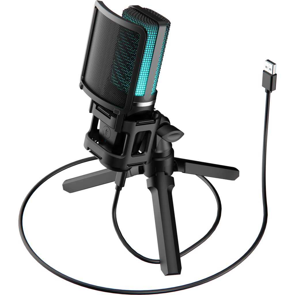 Playmax RGB Black Microphone