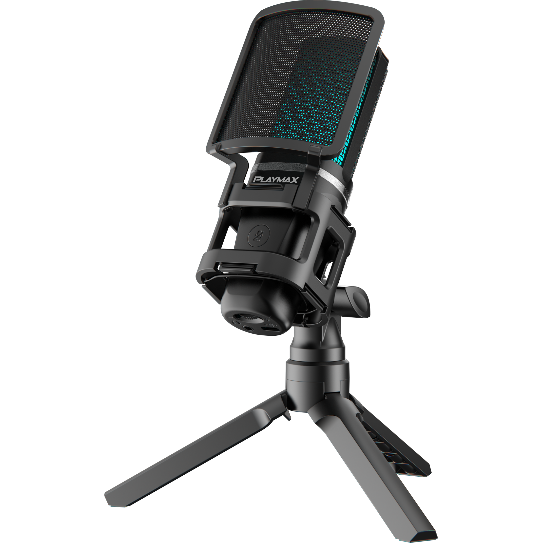 Playmax RGB Black Microphone