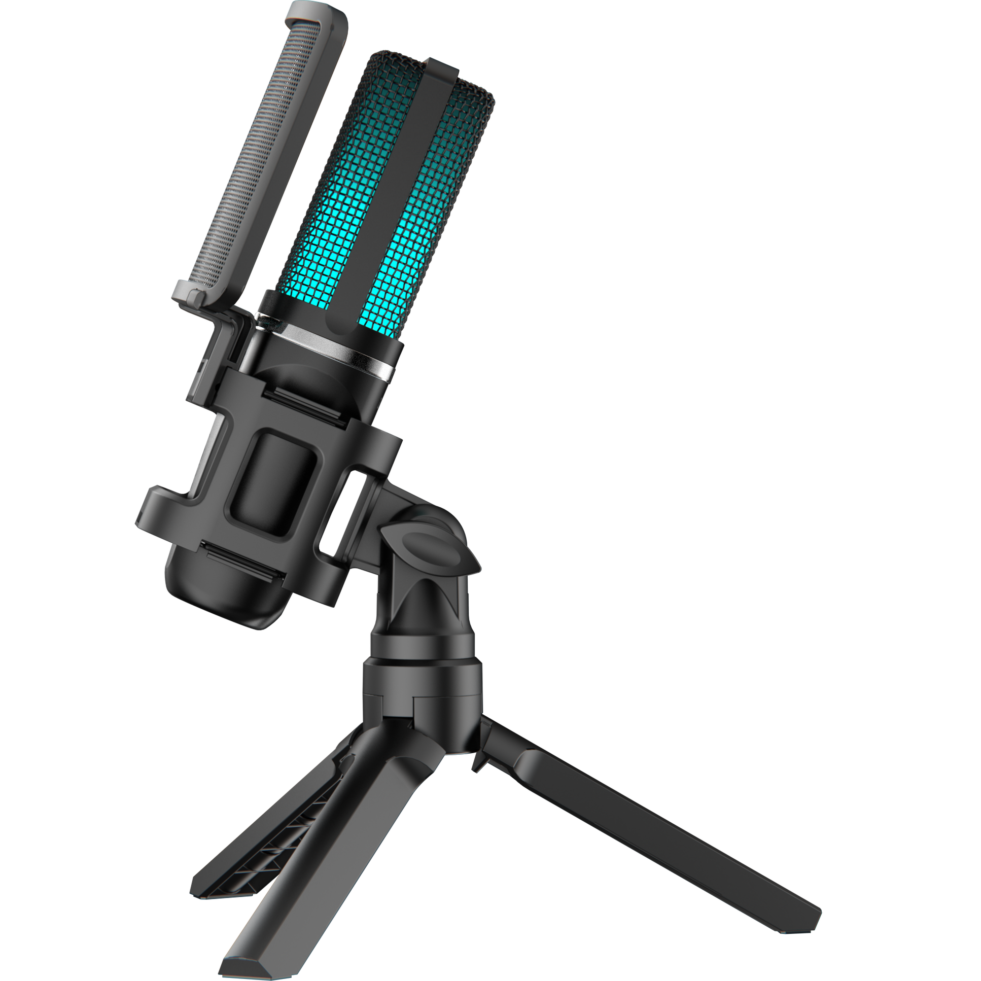 Playmax RGB Black Microphone