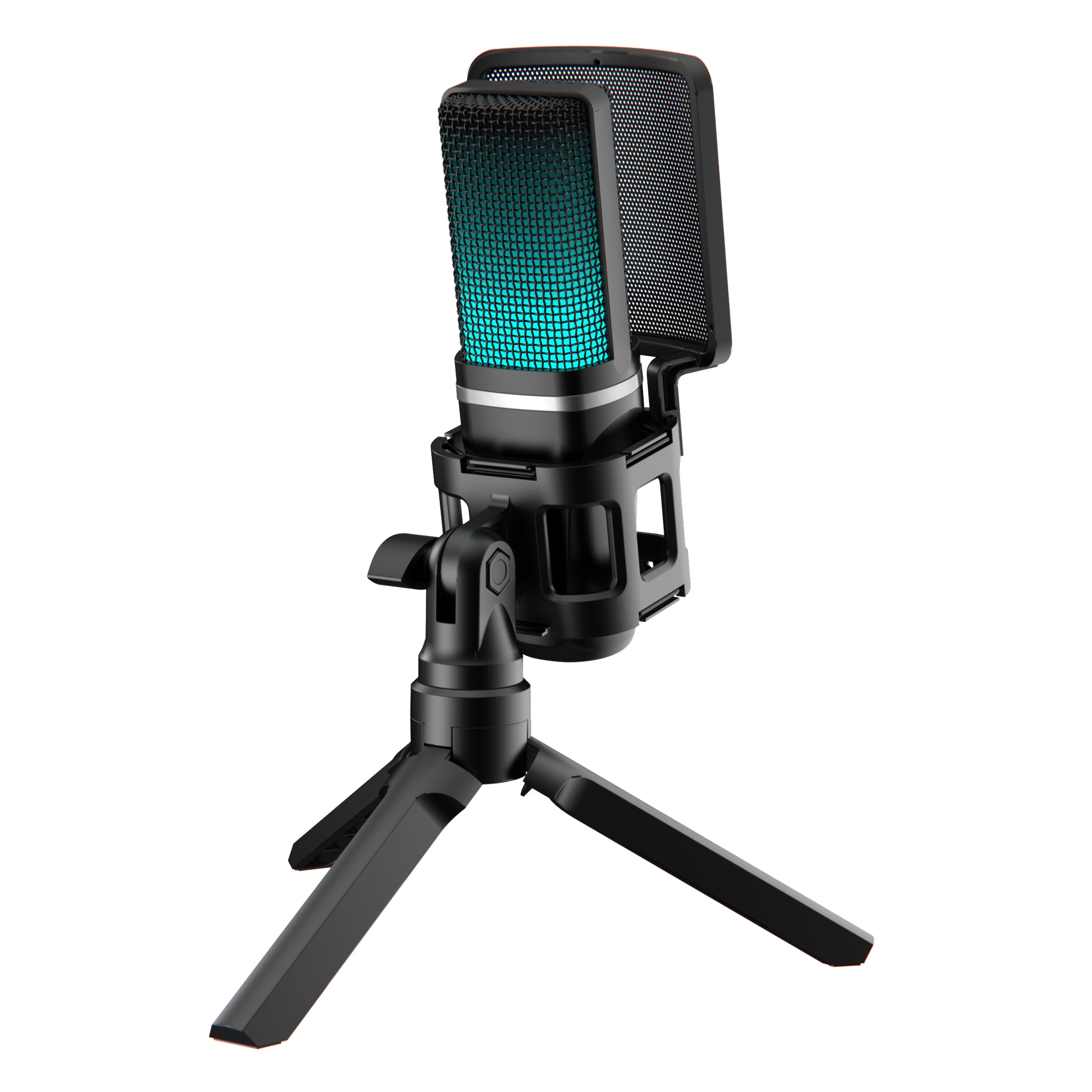 Playmax RGB Black Microphone