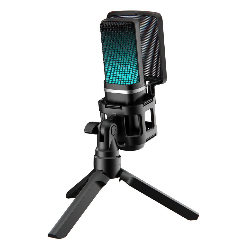 Playmax RGB Black Microphone