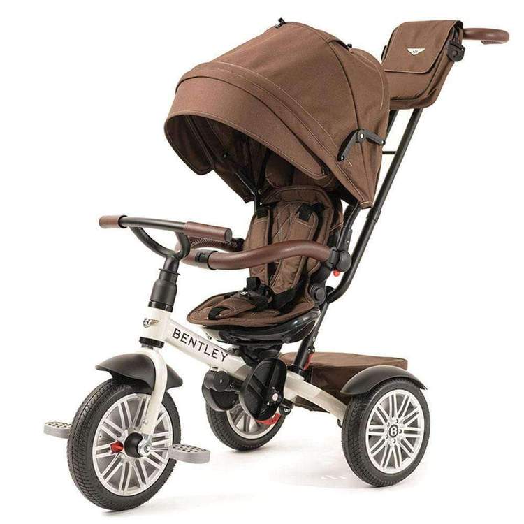 Bentley Tricycle - Brown White Satin