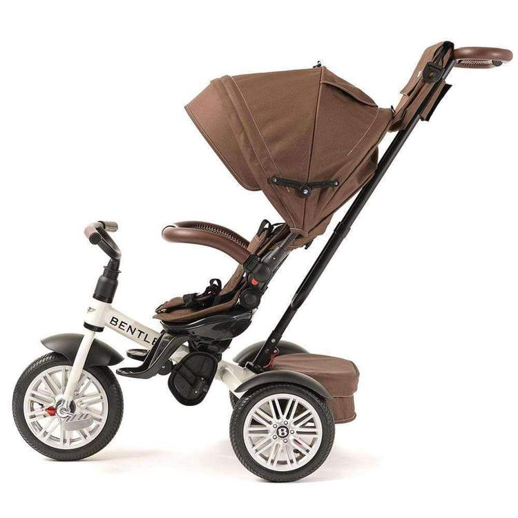 Bentley Tricycle - Brown White Satin