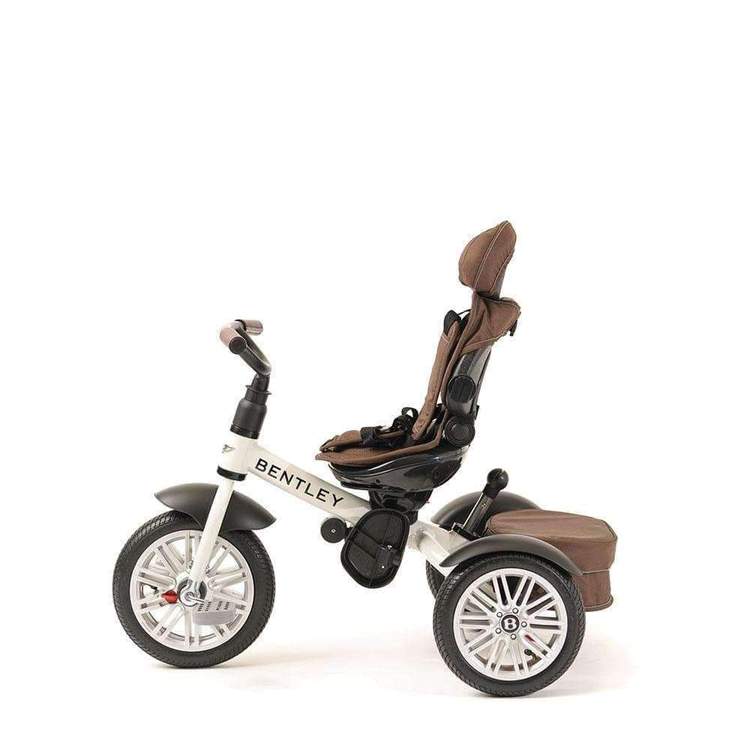 Bentley Tricycle - Brown White Satin