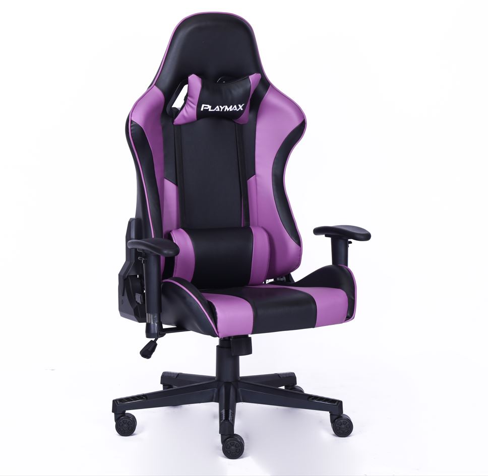 Playmax Elite Gaming Chair - Purple and Black