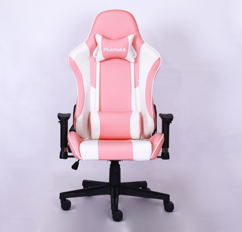 Playmax Elite Gaming Chair - Pink and White