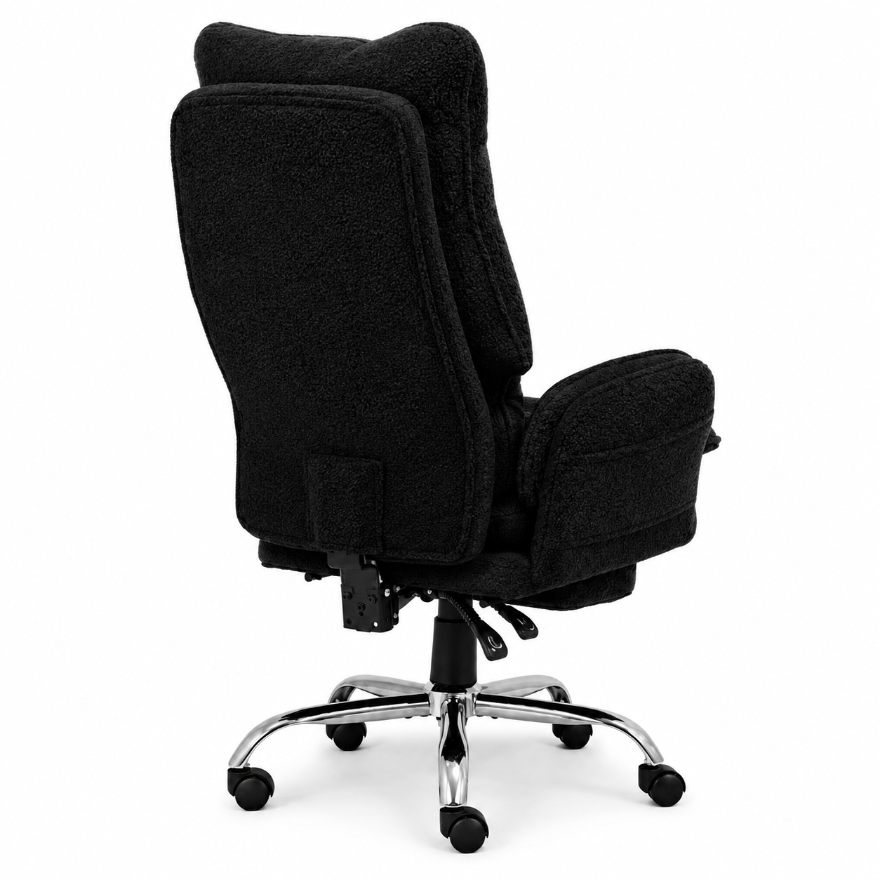 Playmax Studio Cloud Gaming Chair Cross leg Teddy Black