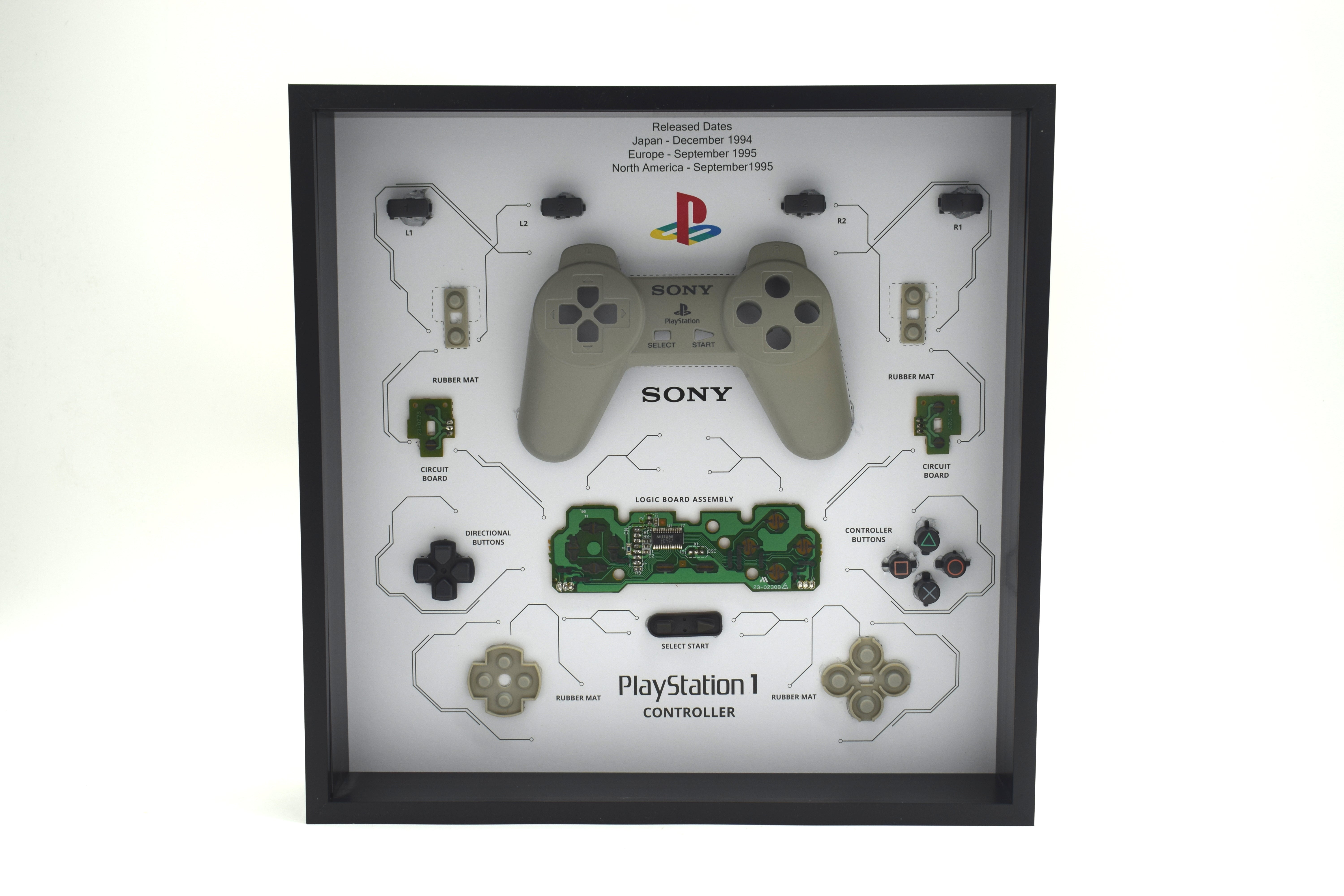 Retro Sony PS1 Controller SCPH-1080/SCPH-1010 Display Photo Frame