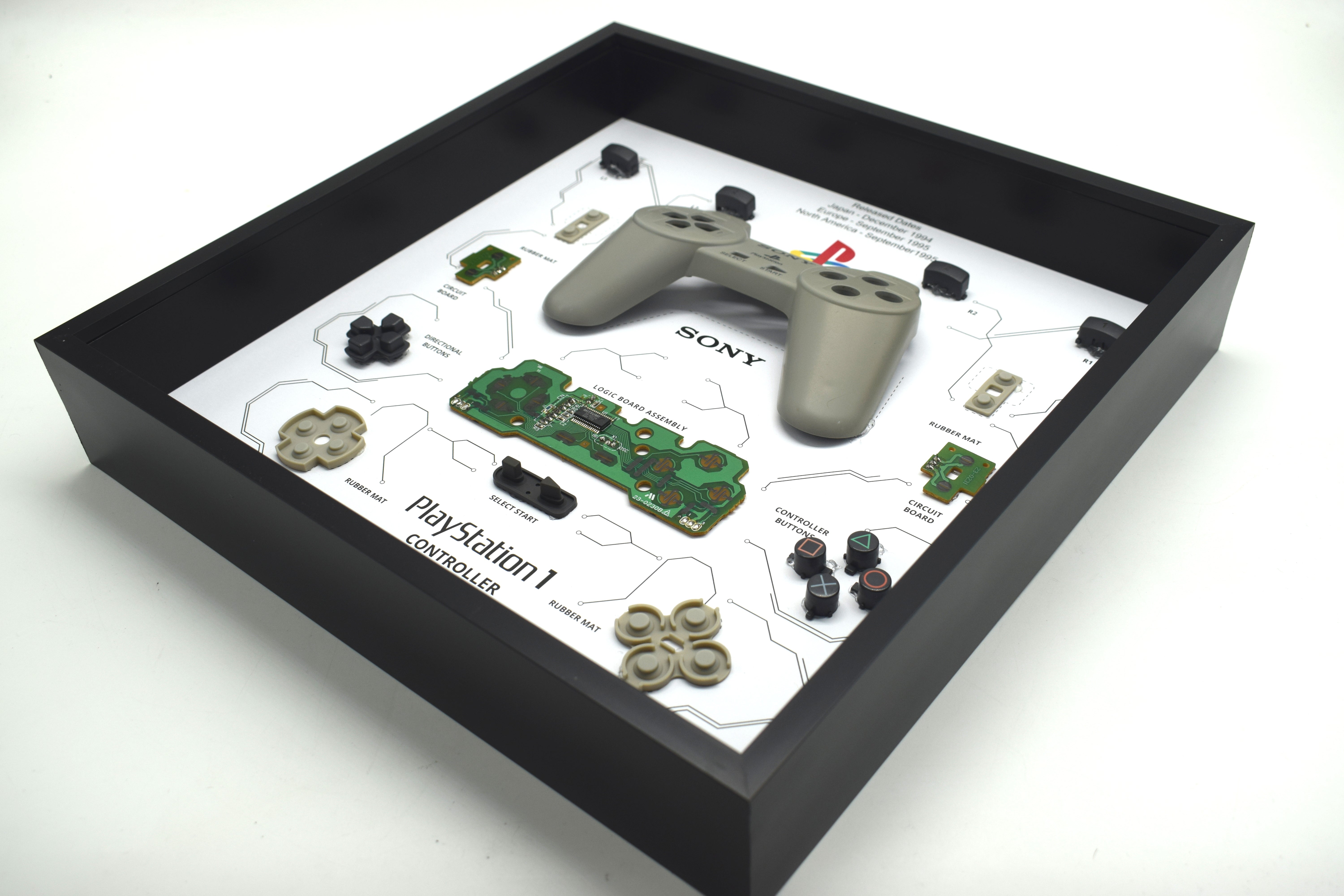 Retro Sony PS1 Controller SCPH-1080/SCPH-1010 Display Photo Frame