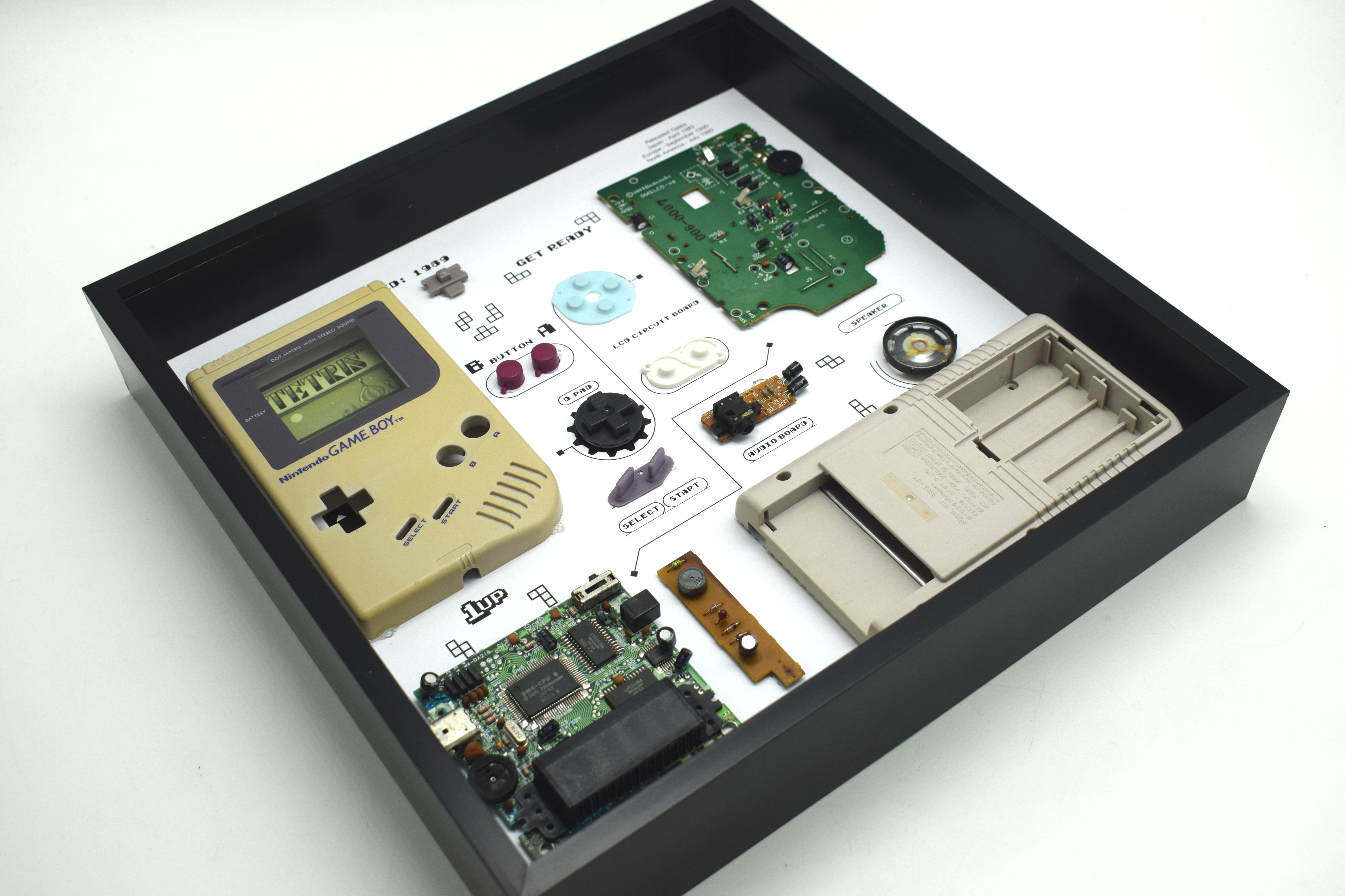 Retro Nintendo Gameboy Original DMG 01 Console Display Photo Frame