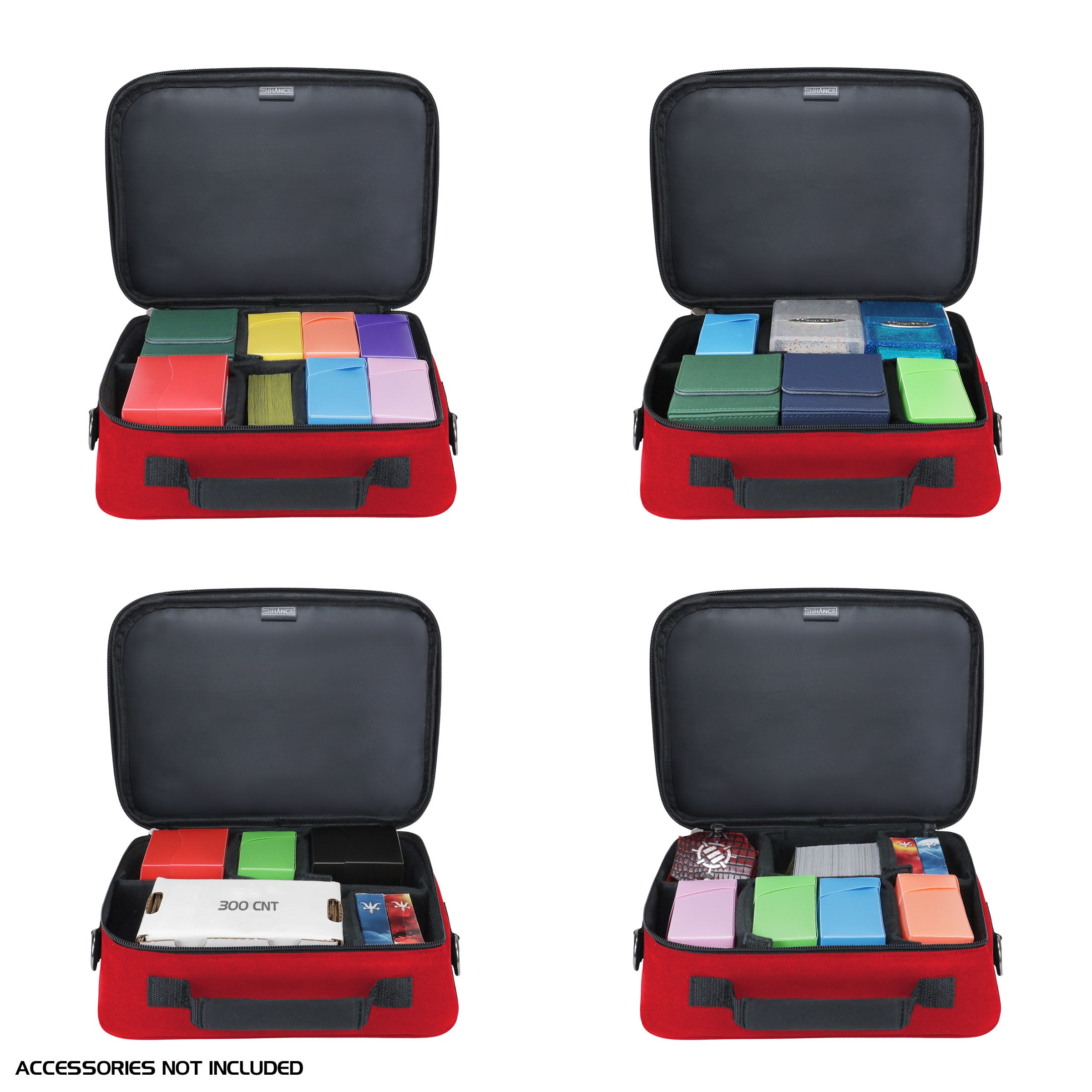 Enhance Designer Edition Trading Card Case - Red
