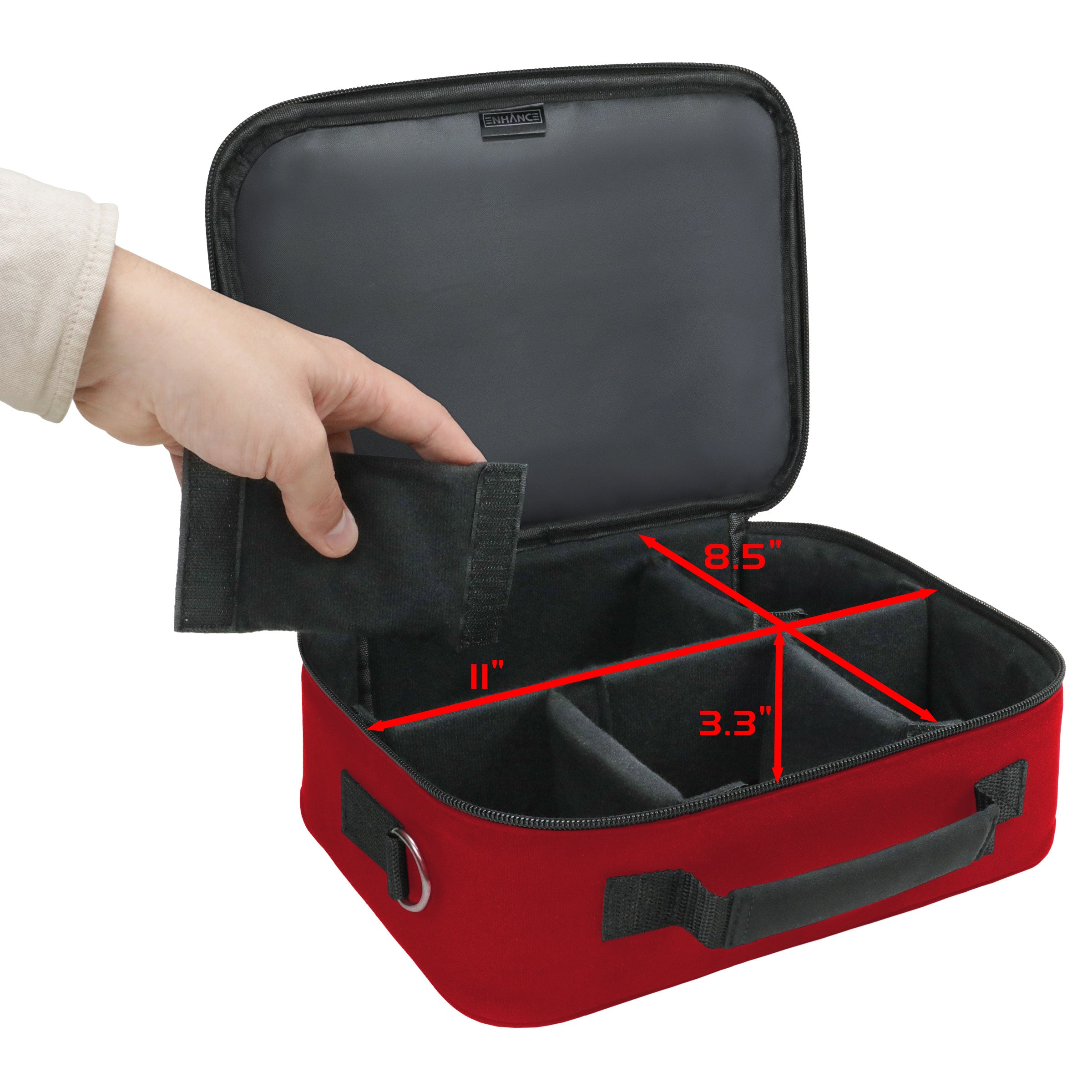 Enhance Designer Edition Trading Card Case - Red