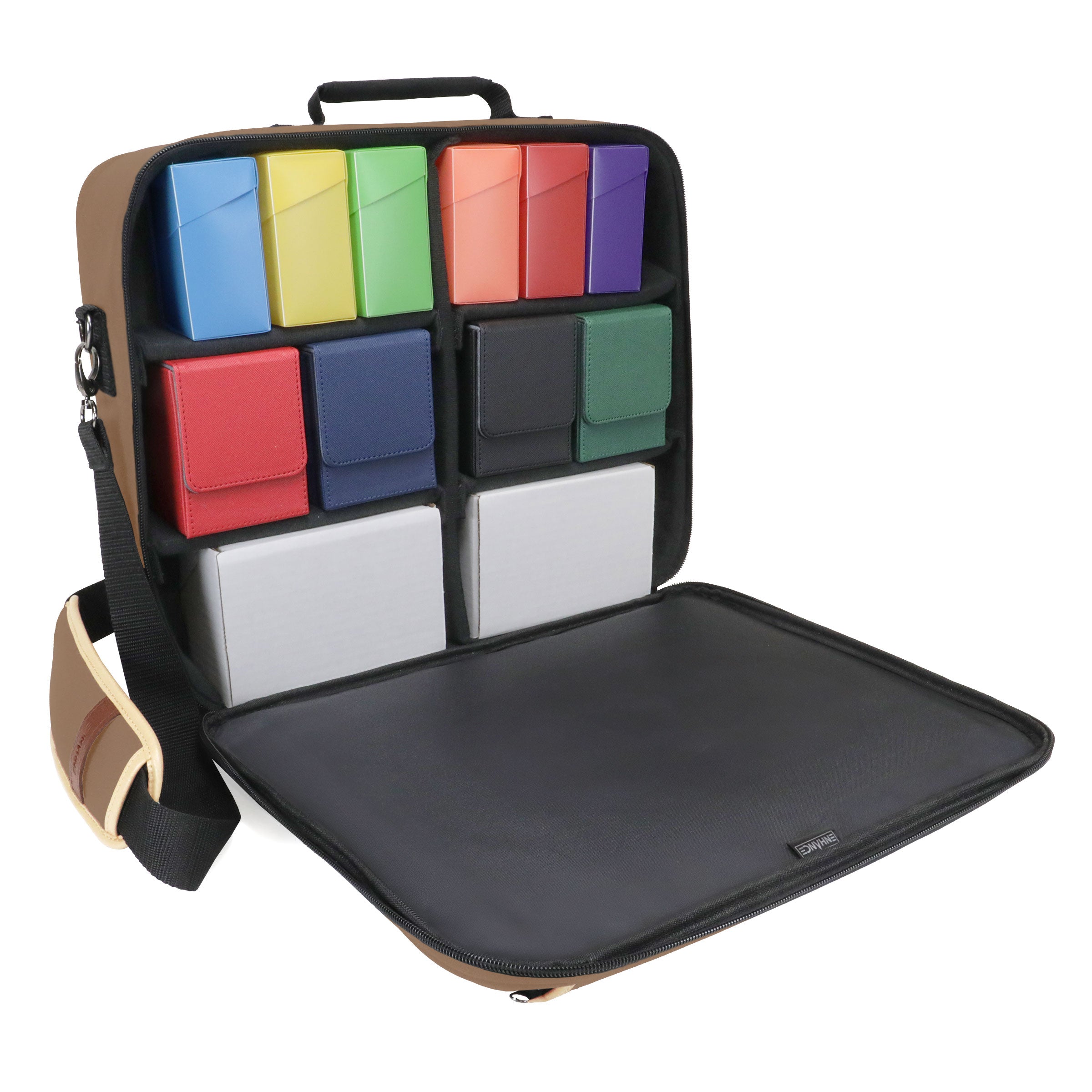 Enhance Designer Edition Trading Card Game Shoulder Bag - Tan