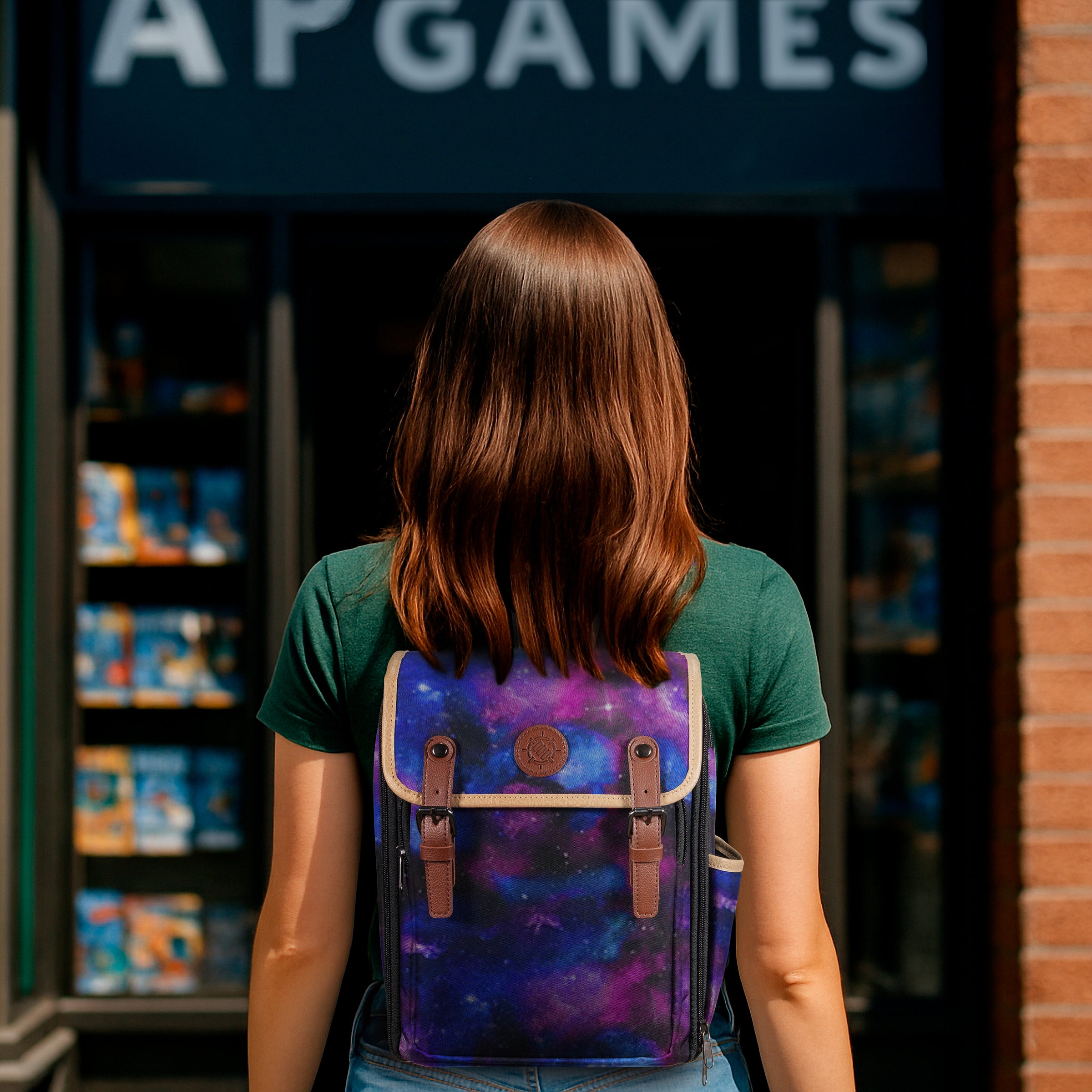 Enhance Designer Edition Compact Card Backpack - Galaxy