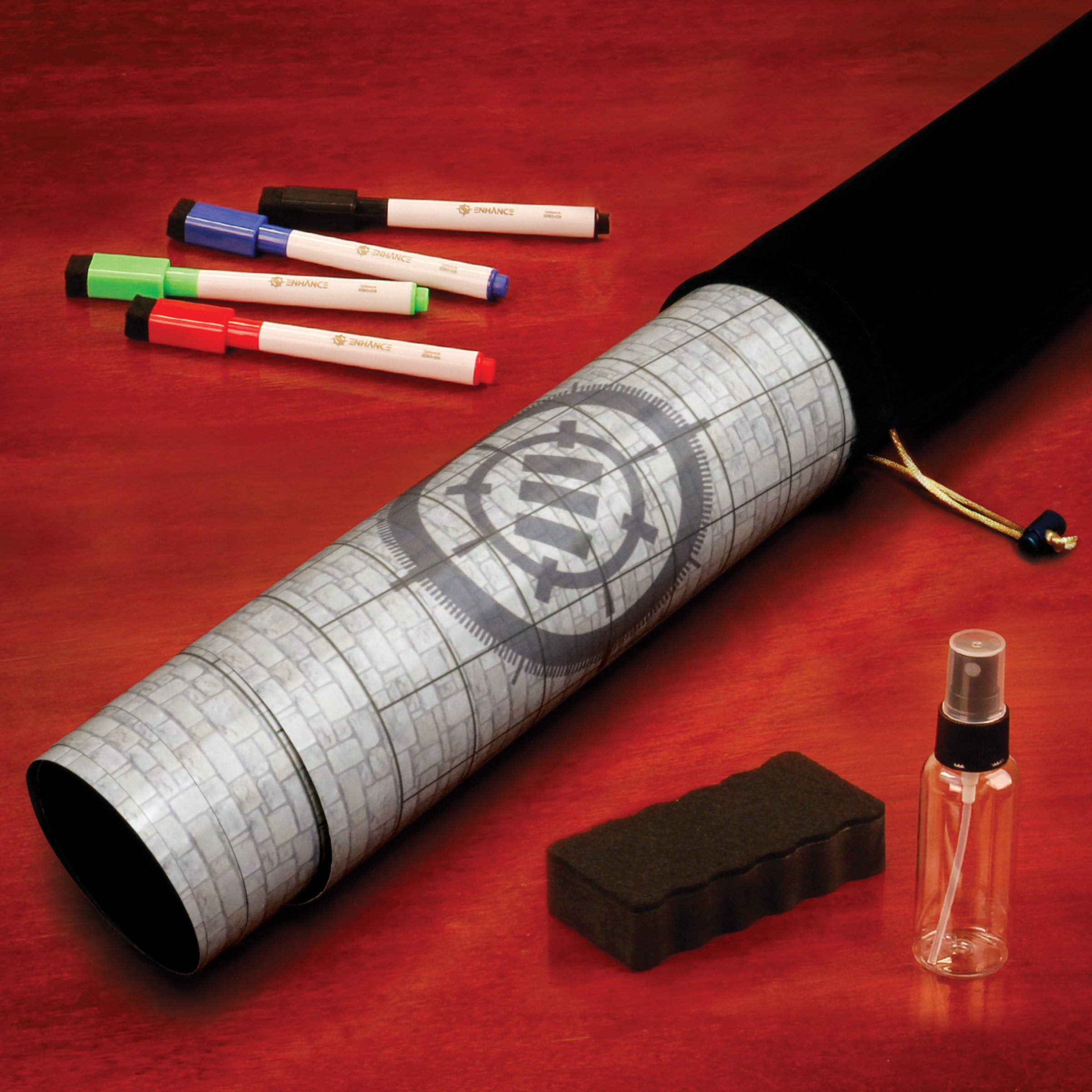 Enhance Tabletop RPG Grid Mat Campaign Kit - Stone Terrain