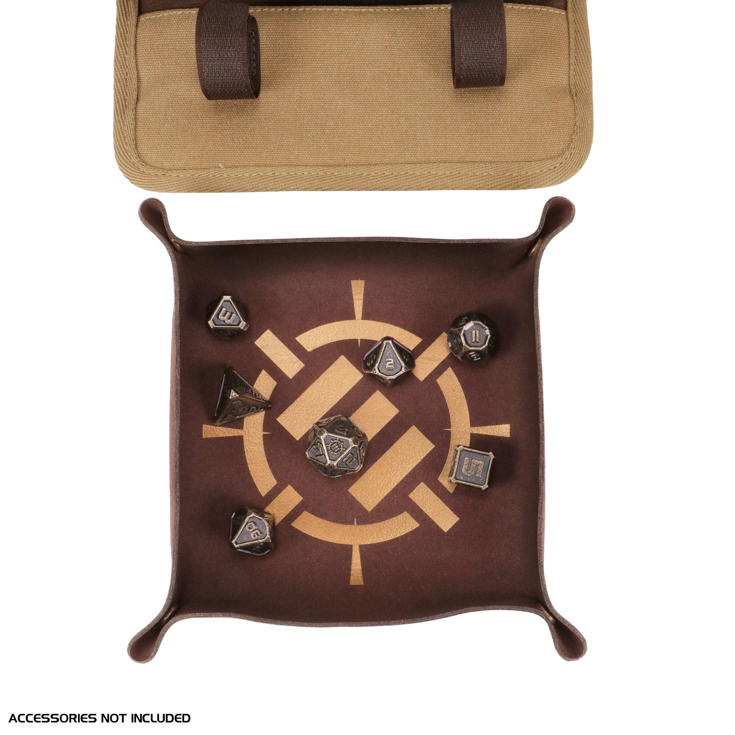 Enhance Venture Canvas Dice Roll Case Tan