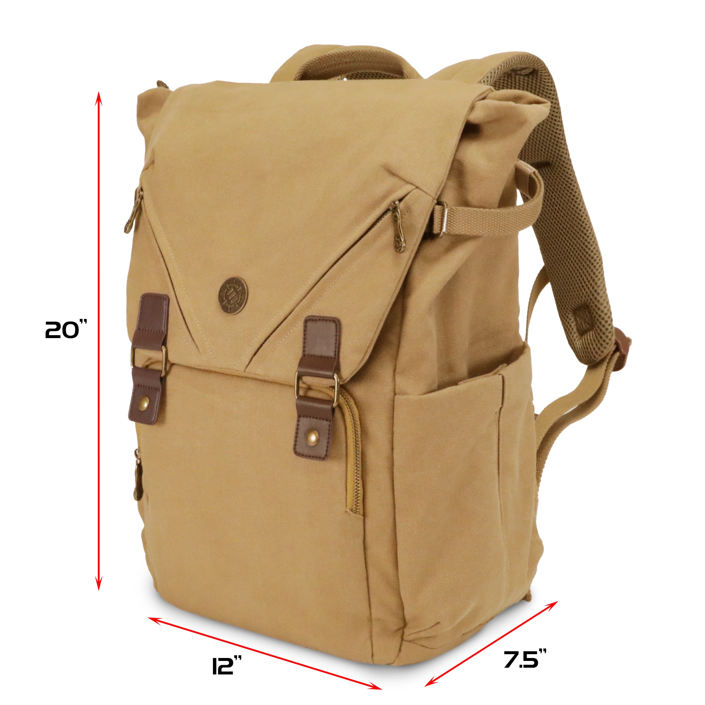 Enhance Tabletop Venture RPG Canvas Backpack Tan
