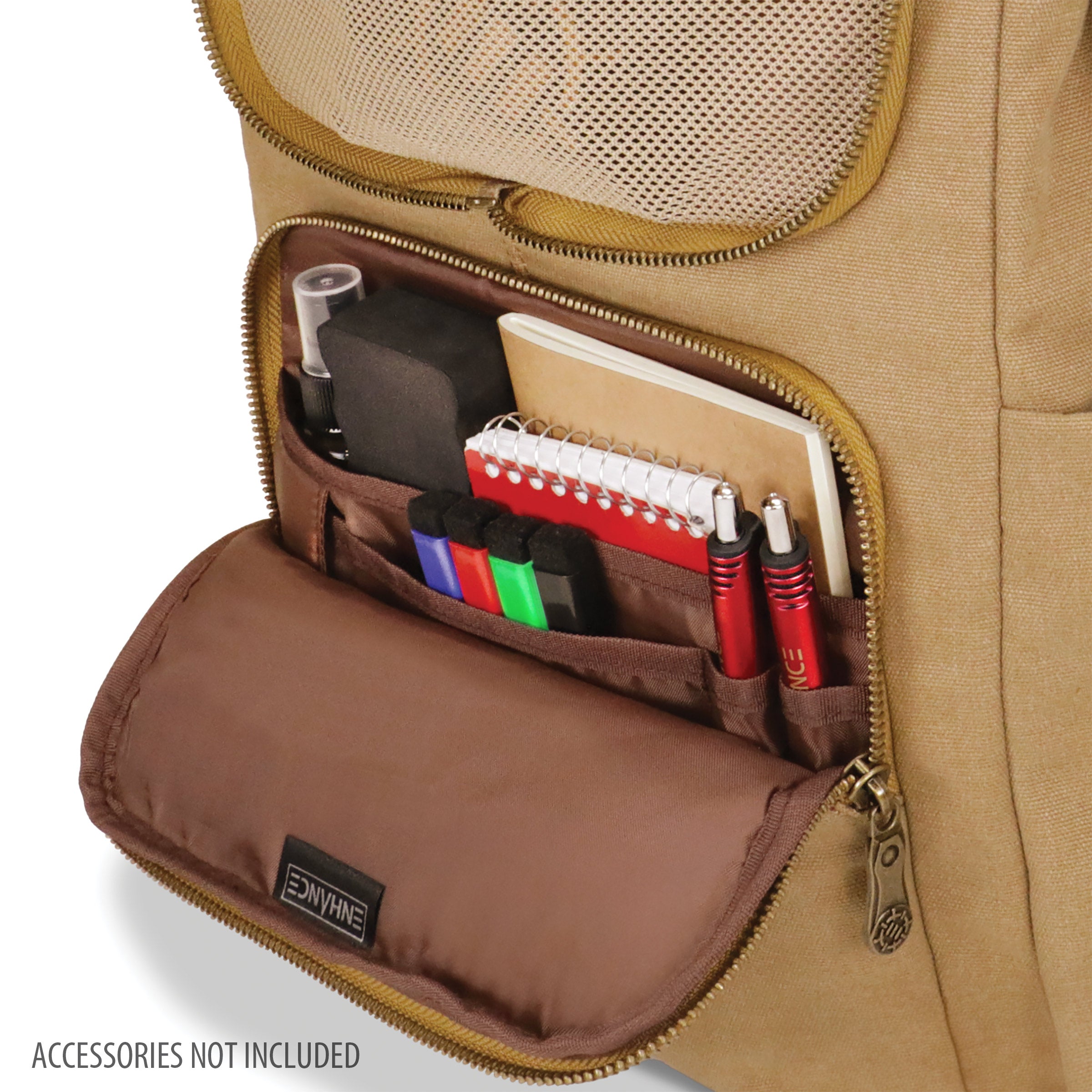Enhance Tabletop Venture RPG Canvas Backpack Tan
