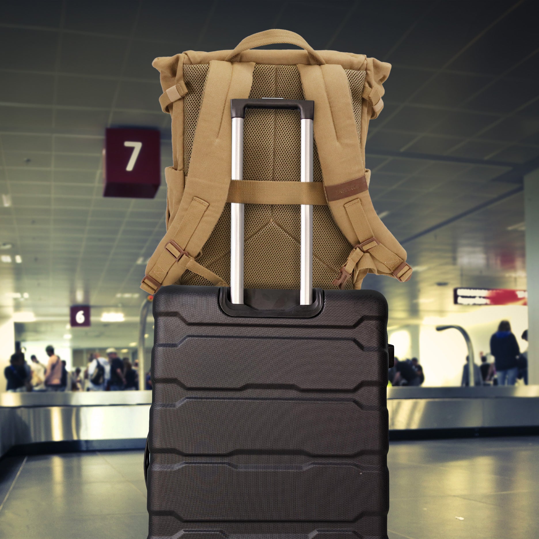 Enhance Tabletop Venture RPG Canvas Backpack Tan