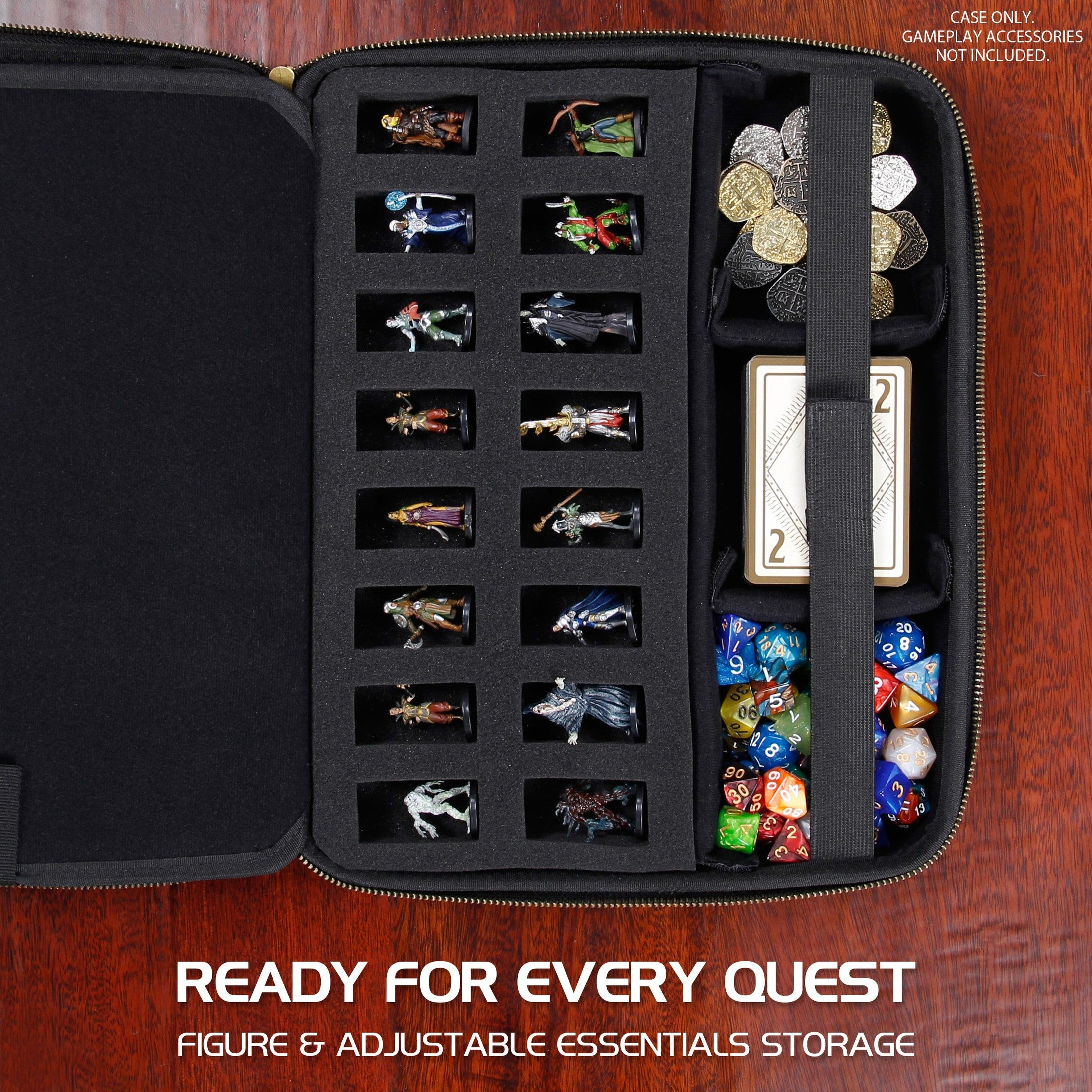 ENHANCE Tabletop Gaming RPG Organizer Case