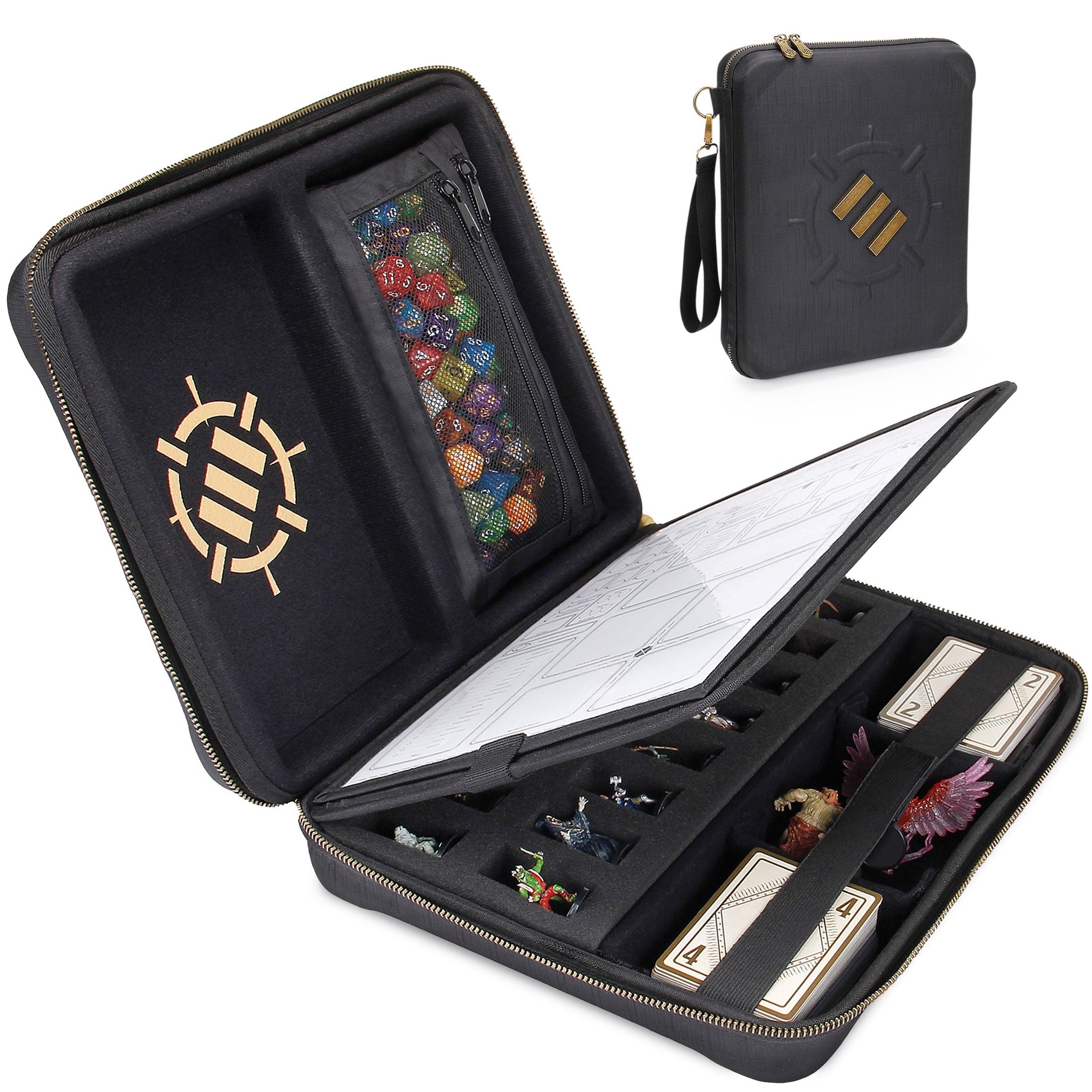 ENHANCE Tabletop Gaming RPG Organizer Case