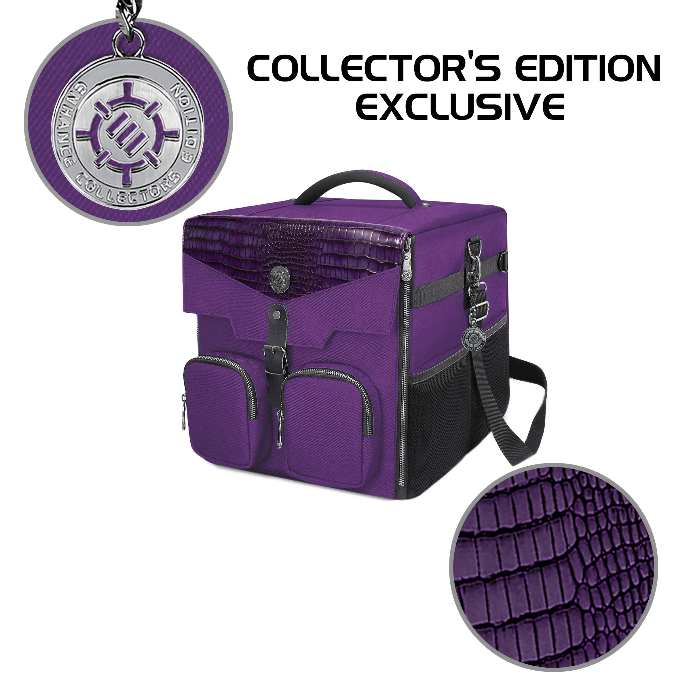 Enhance The Collectors Edition Board Game Shoulder Bag Purple
