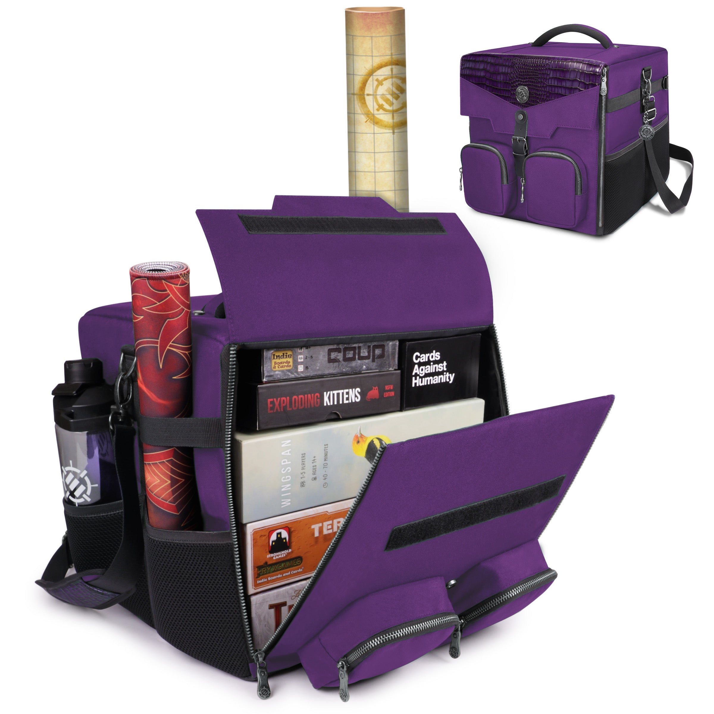 Enhance The Collectors Edition Board Game Shoulder Bag Purple