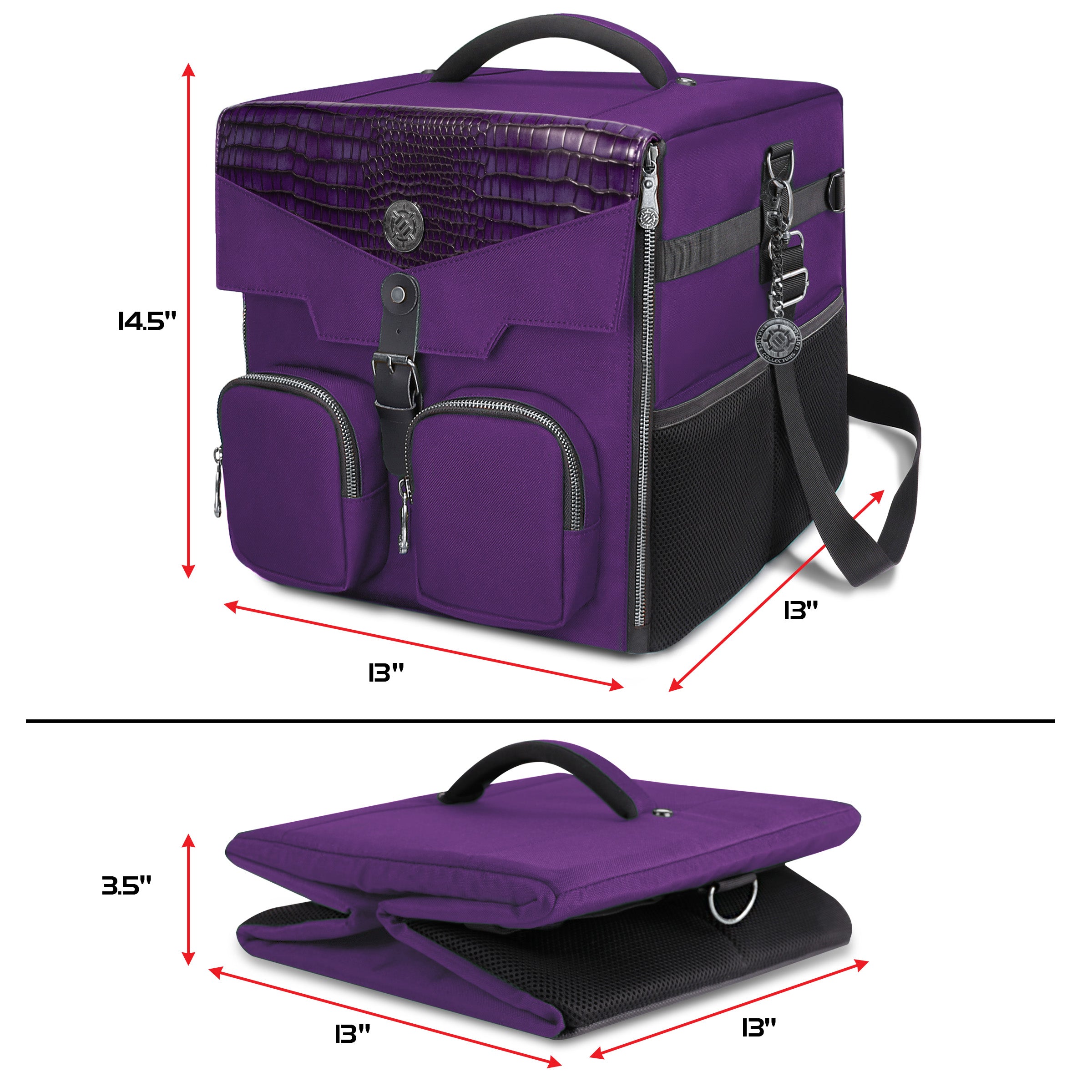 Enhance The Collectors Edition Board Game Shoulder Bag Purple