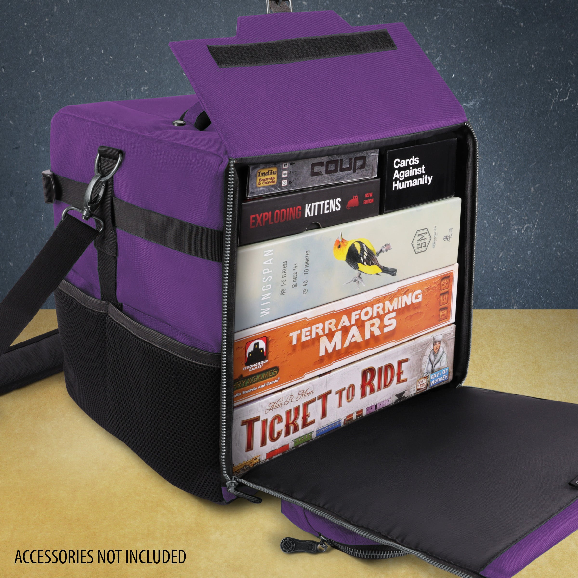 Enhance The Collectors Edition Board Game Shoulder Bag Purple