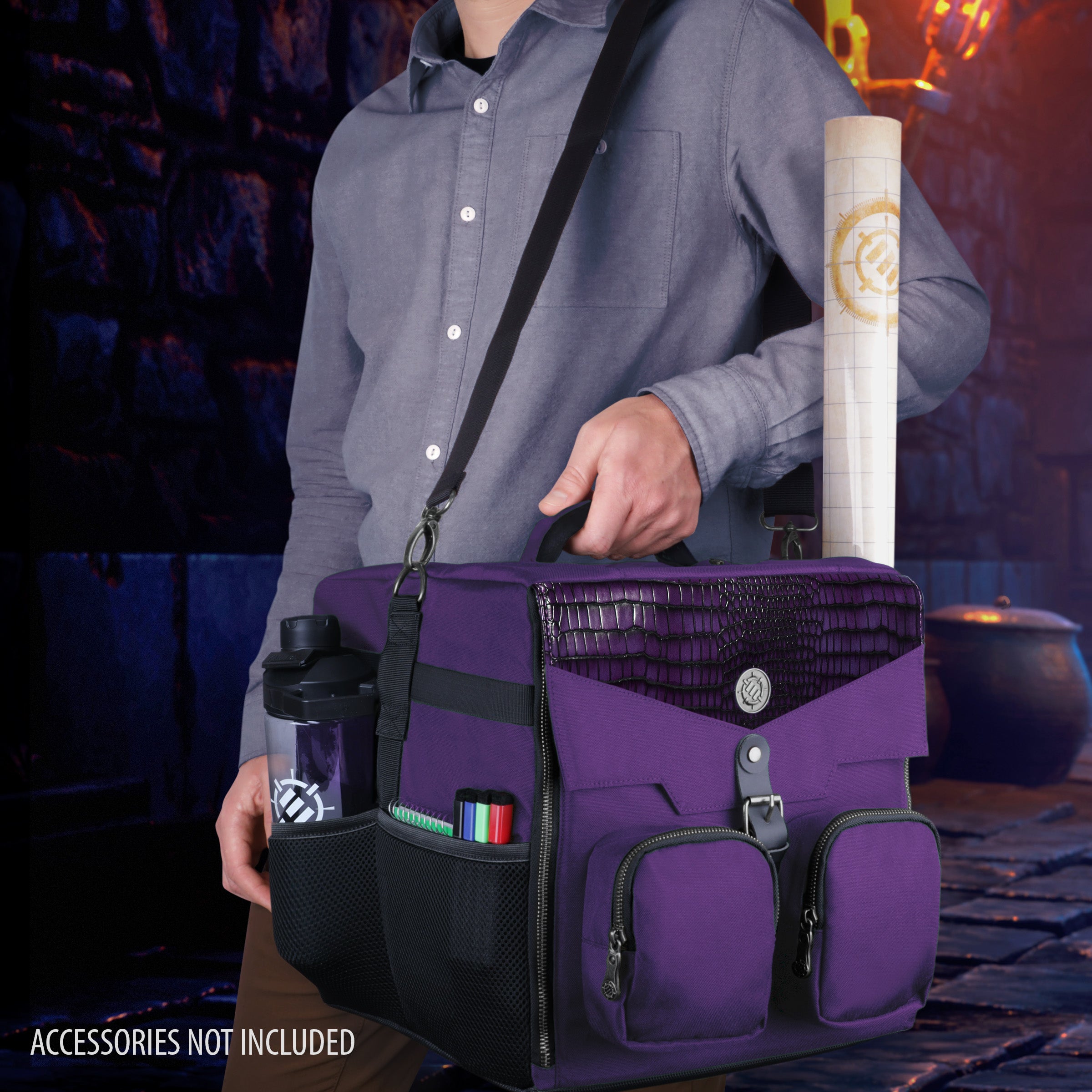 Enhance The Collectors Edition Board Game Shoulder Bag Purple