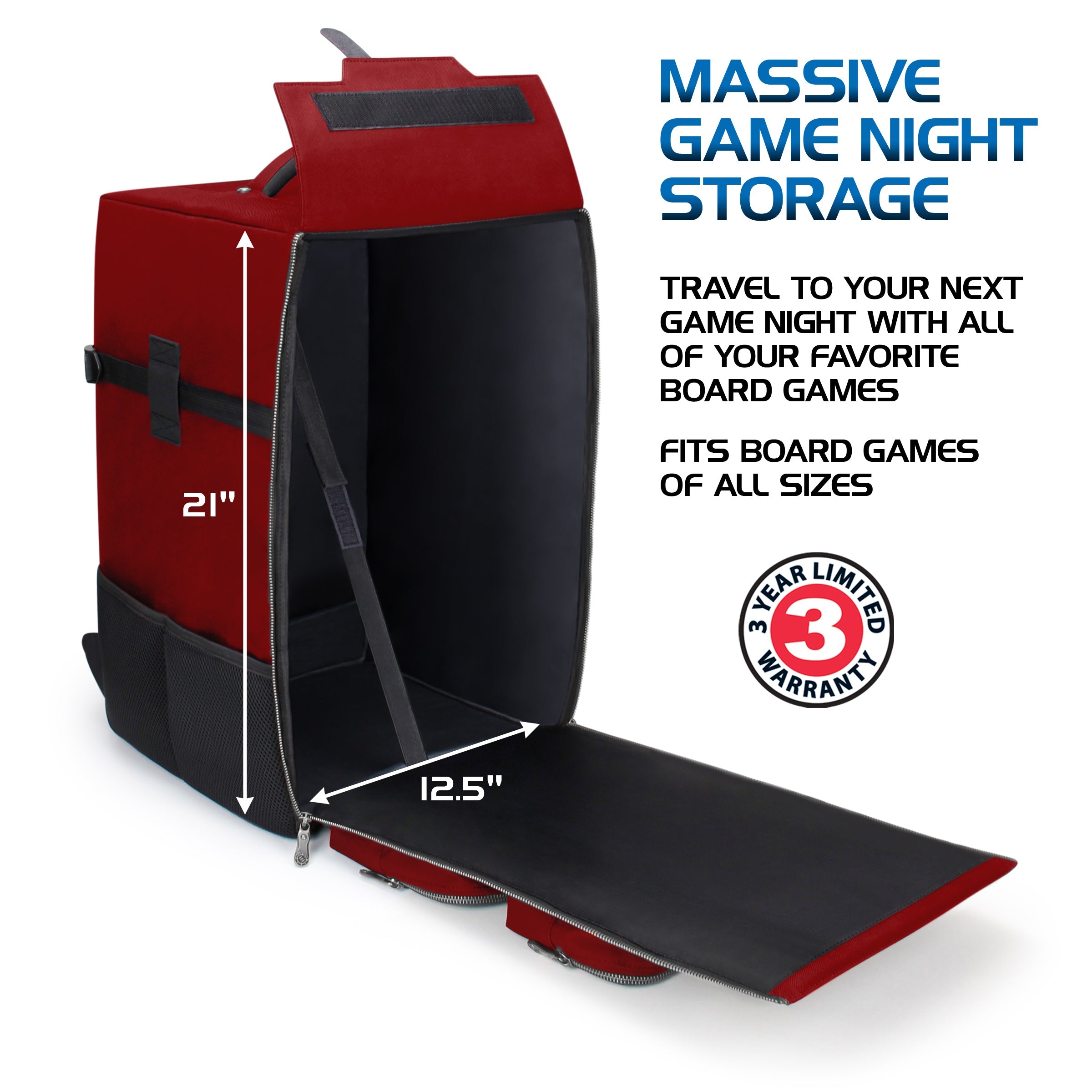 Enhance Collectors Edition Tabletop Game Box Backpack - Red
