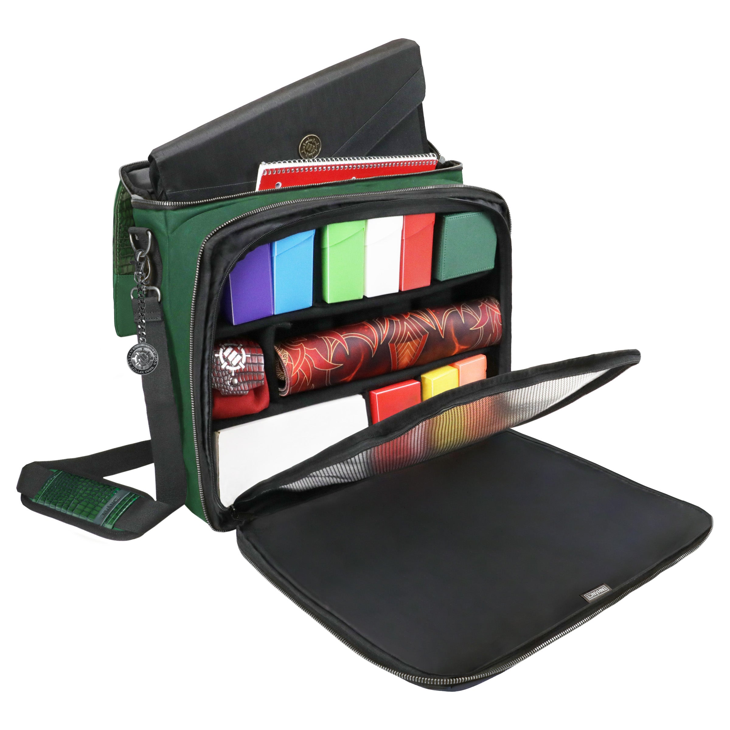 Enhance Tabletop Collectors Edition Trading Card Shoulder Bag - Green