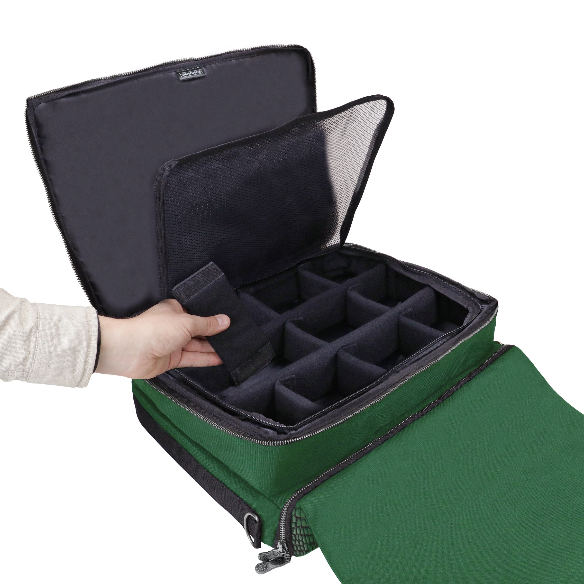 Enhance Tabletop Collectors Edition Trading Card Shoulder Bag - Green