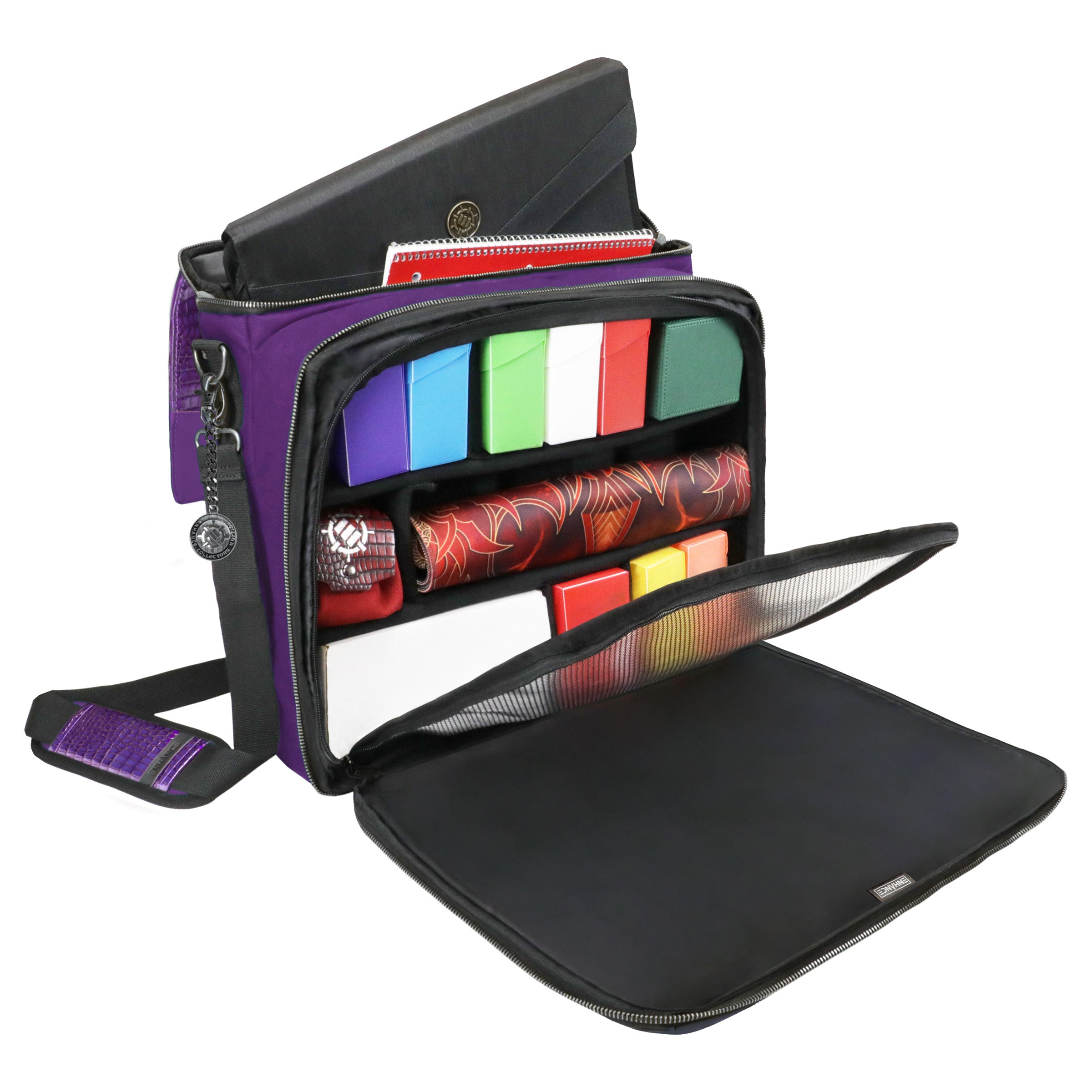 Enhance Tabletop Collectors Edition Trading Card Shoulder Bag - Purple