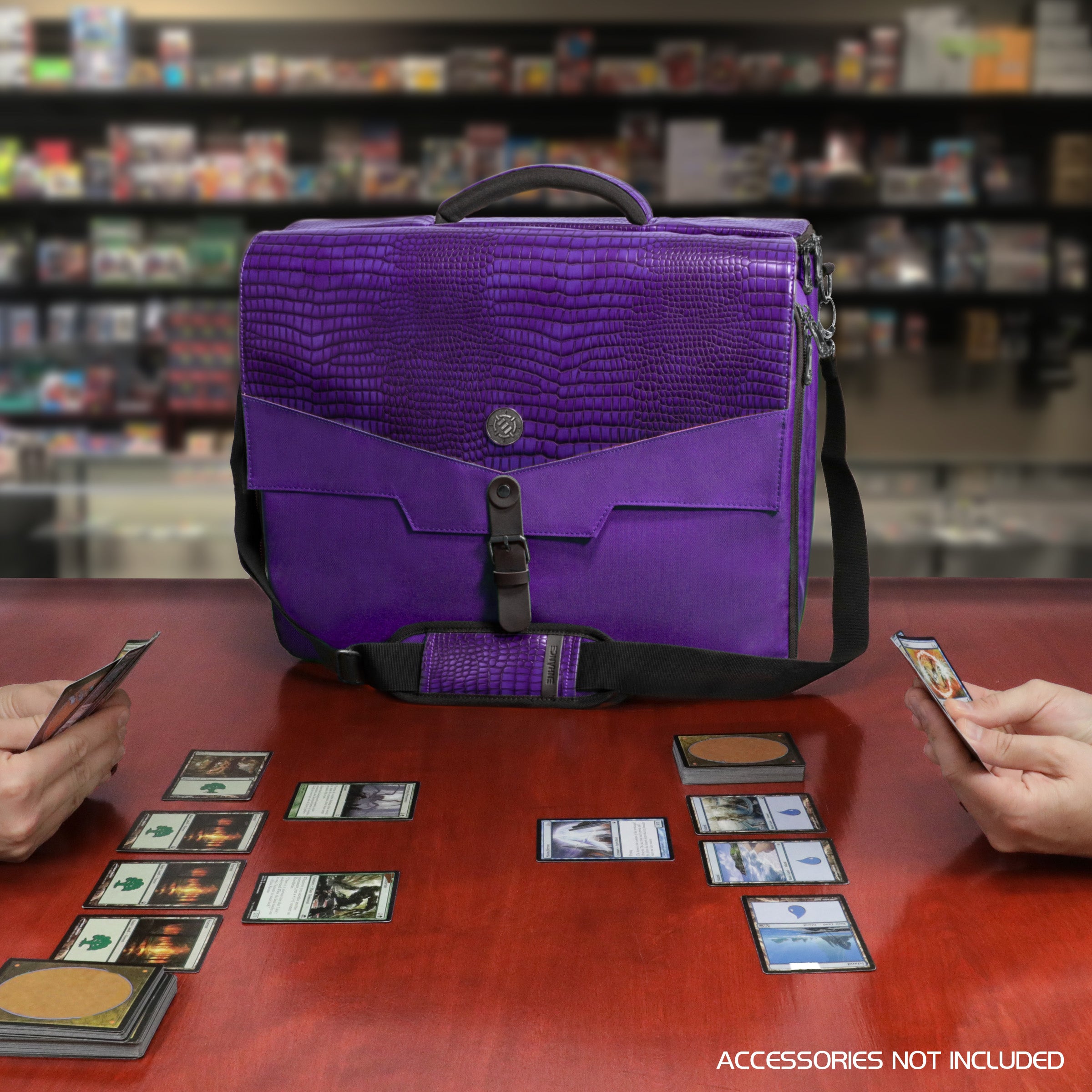 Enhance Tabletop Collectors Edition Trading Card Shoulder Bag - Purple