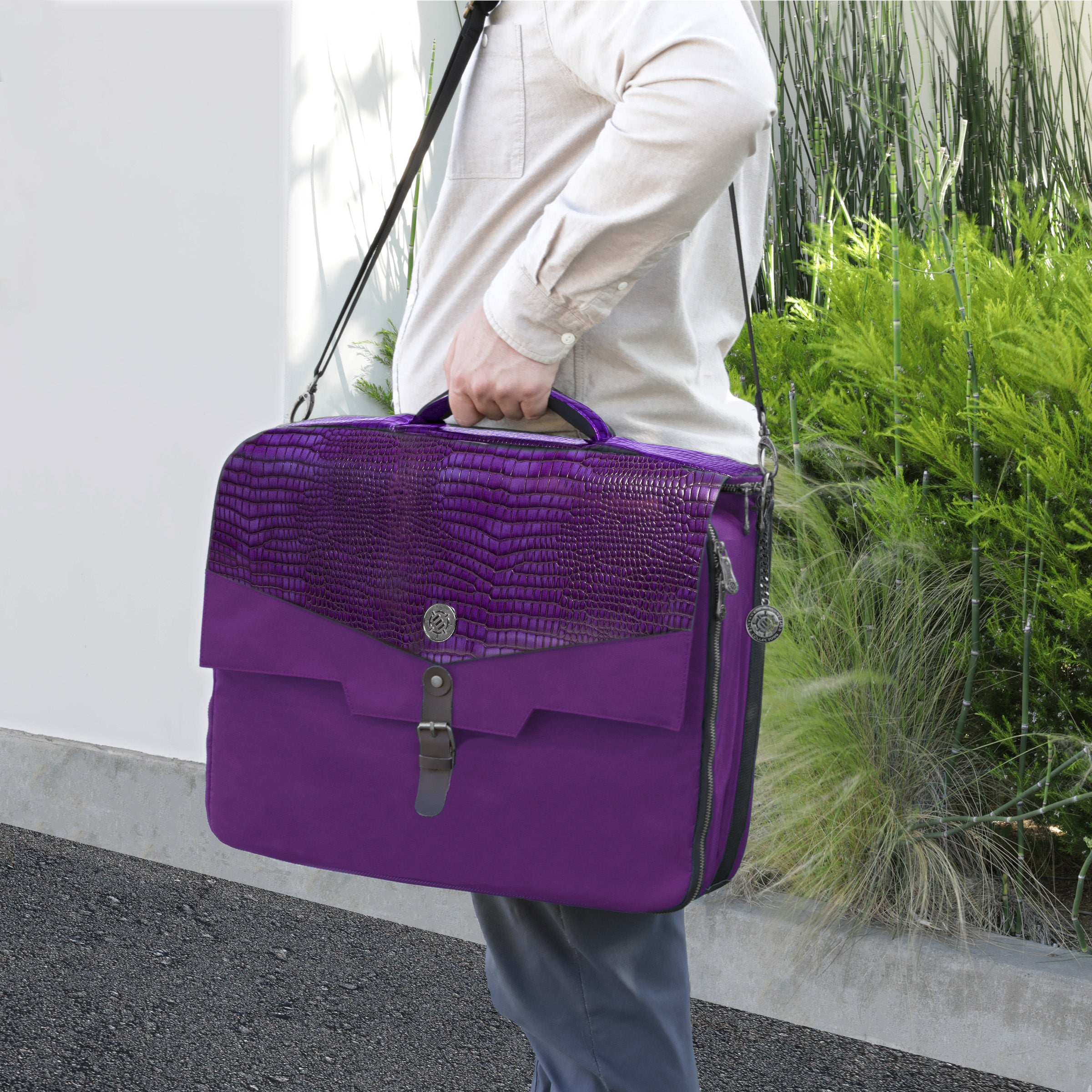 Enhance Tabletop Collectors Edition Trading Card Shoulder Bag - Purple