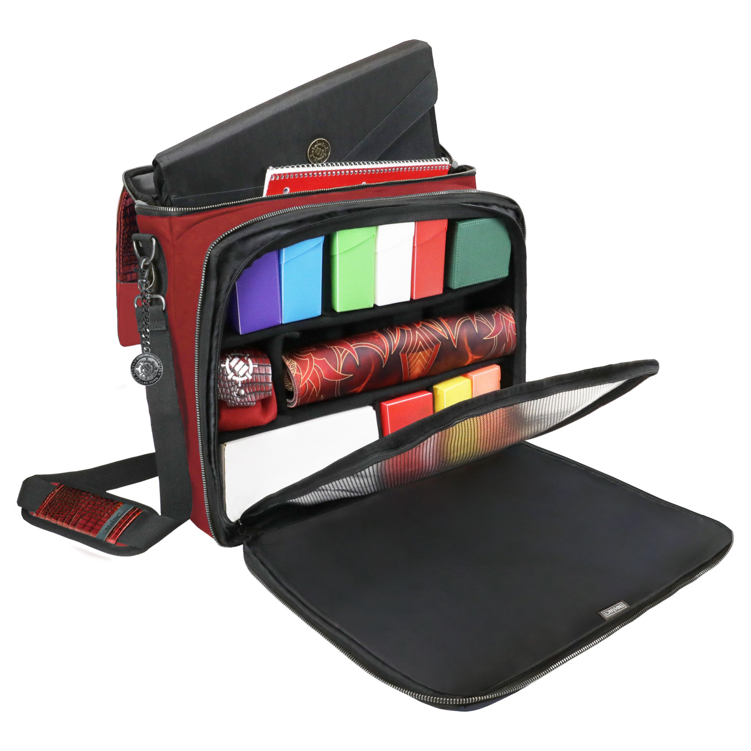 Enhance Tabletop Collectors Edition Trading Card Shoulder Bag - Red