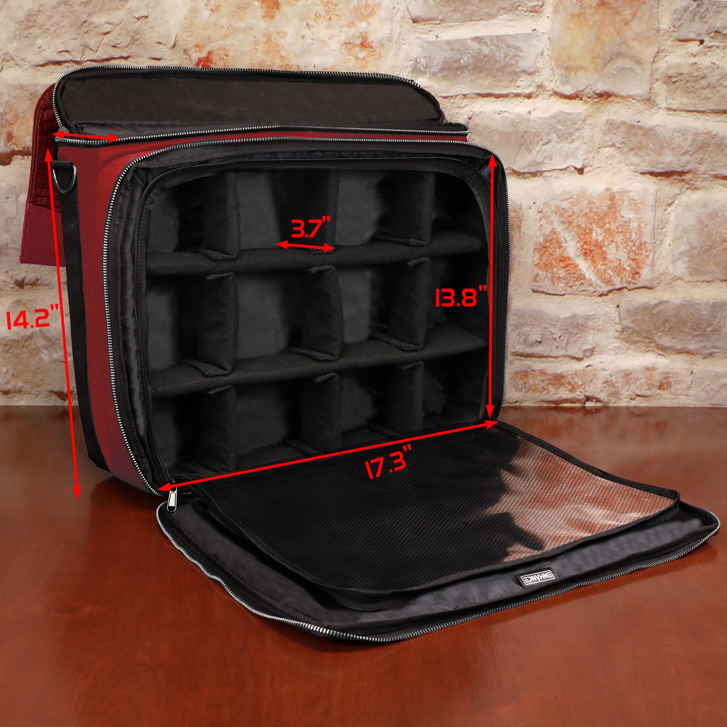Enhance Tabletop Collectors Edition Trading Card Shoulder Bag - Red