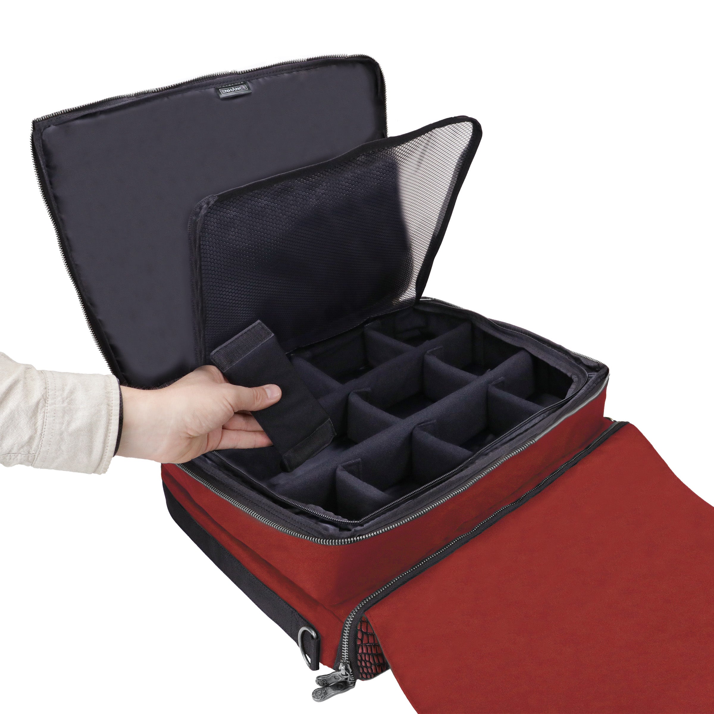 Enhance Tabletop Collectors Edition Trading Card Shoulder Bag - Red