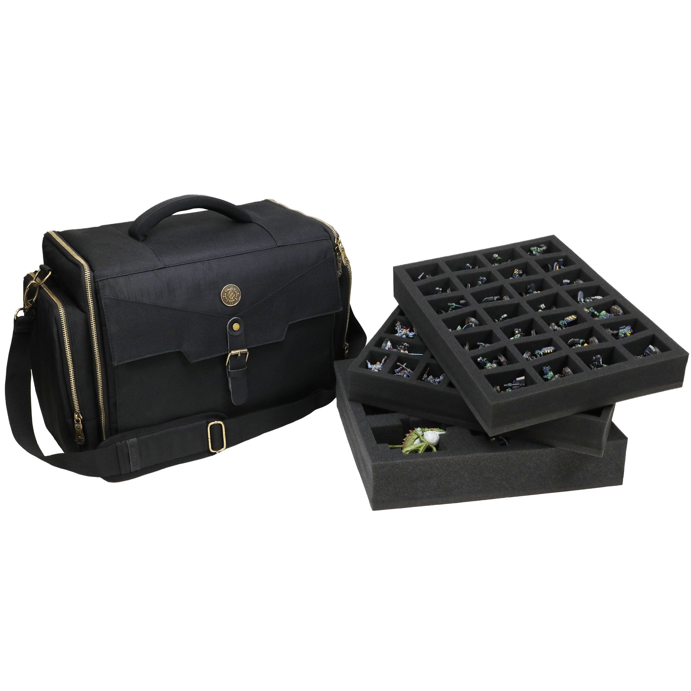Enhance Tabletop Wide Base Miniature Case - Black