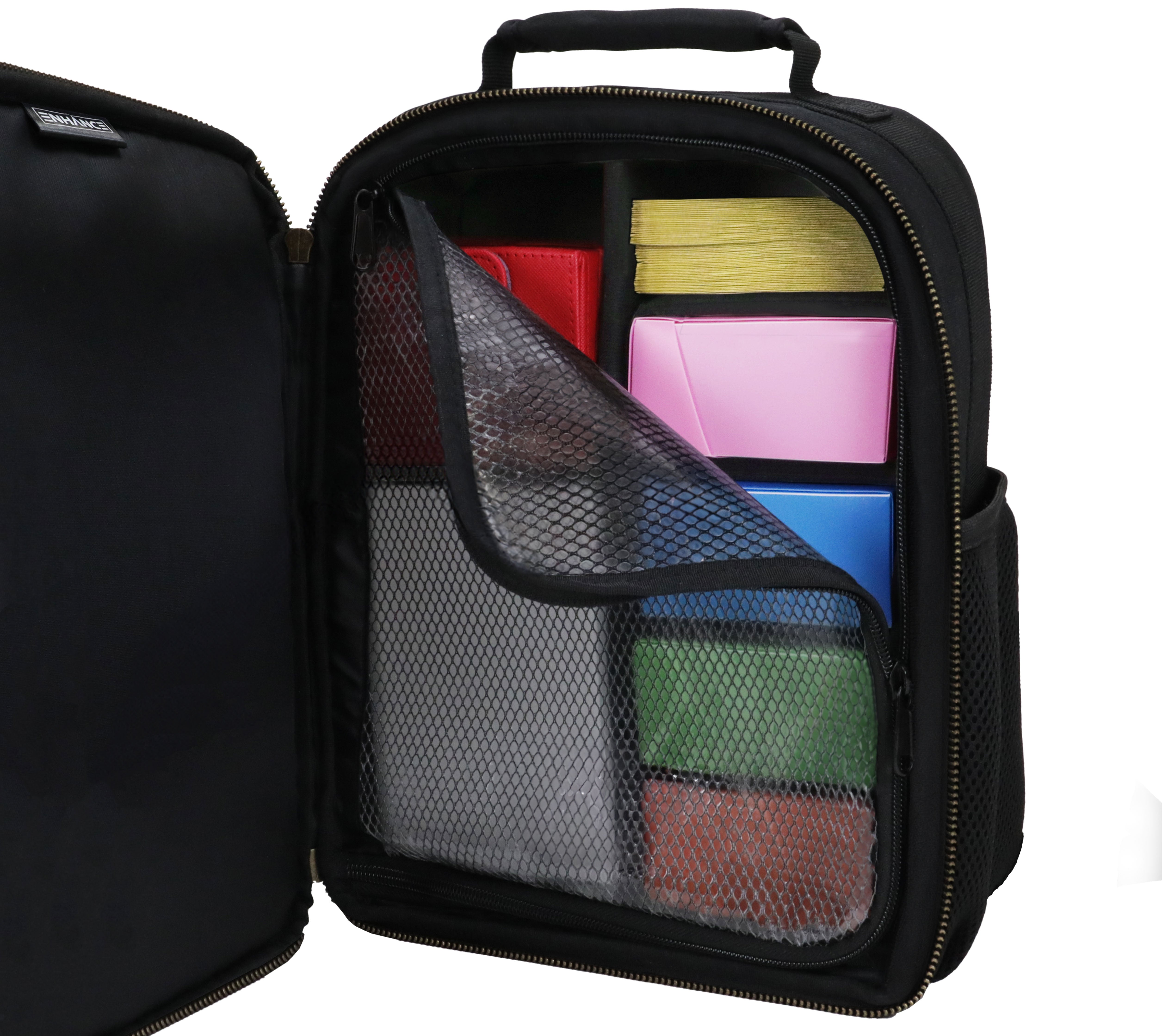 Enhance Tabletop Compact Trading Card Backpack Black