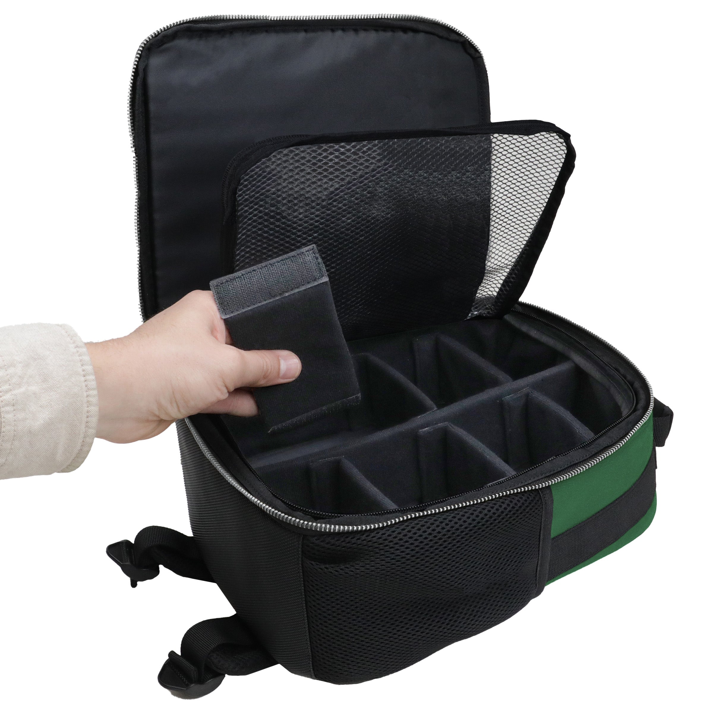 Enhance Tabletop Collectors Edition Compact Trading Card Backpack - Green