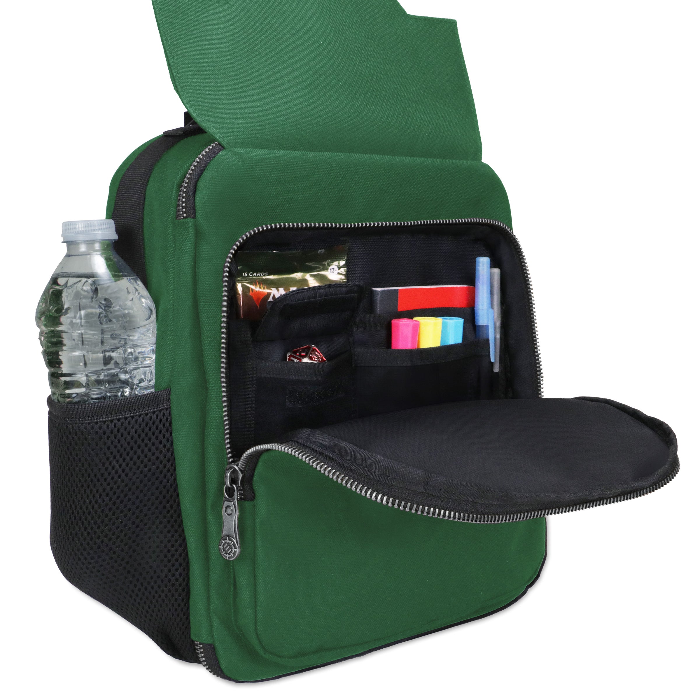 Enhance Tabletop Collectors Edition Compact Trading Card Backpack - Green