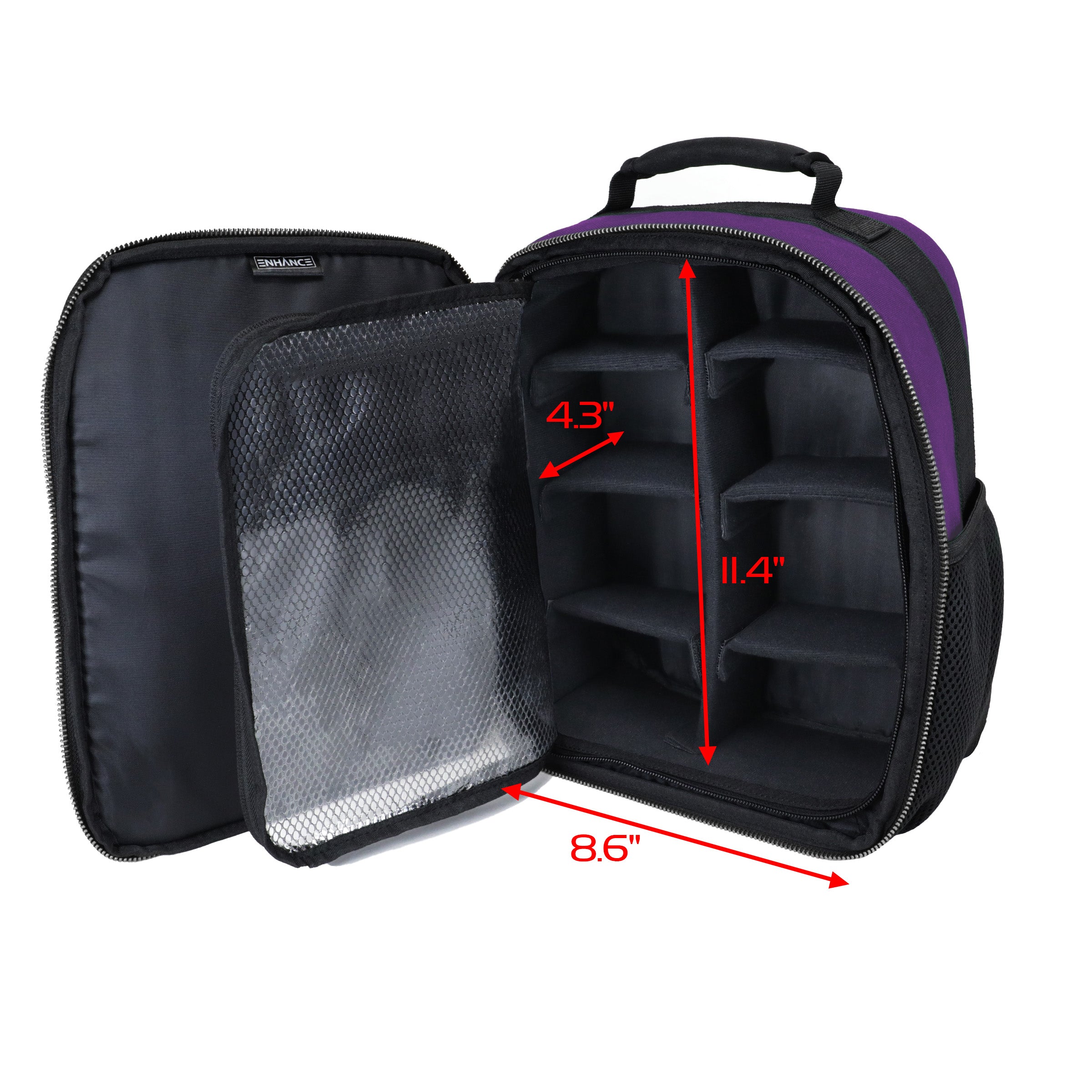 Enhance Tabletop Collectors Edition Compact Trading Card Backpack - Purple