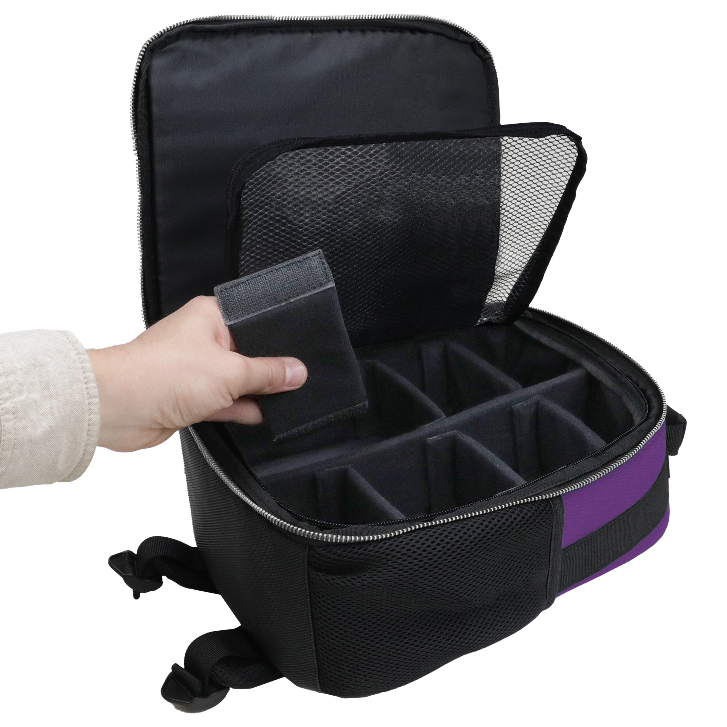 Enhance Tabletop Collectors Edition Compact Trading Card Backpack - Purple