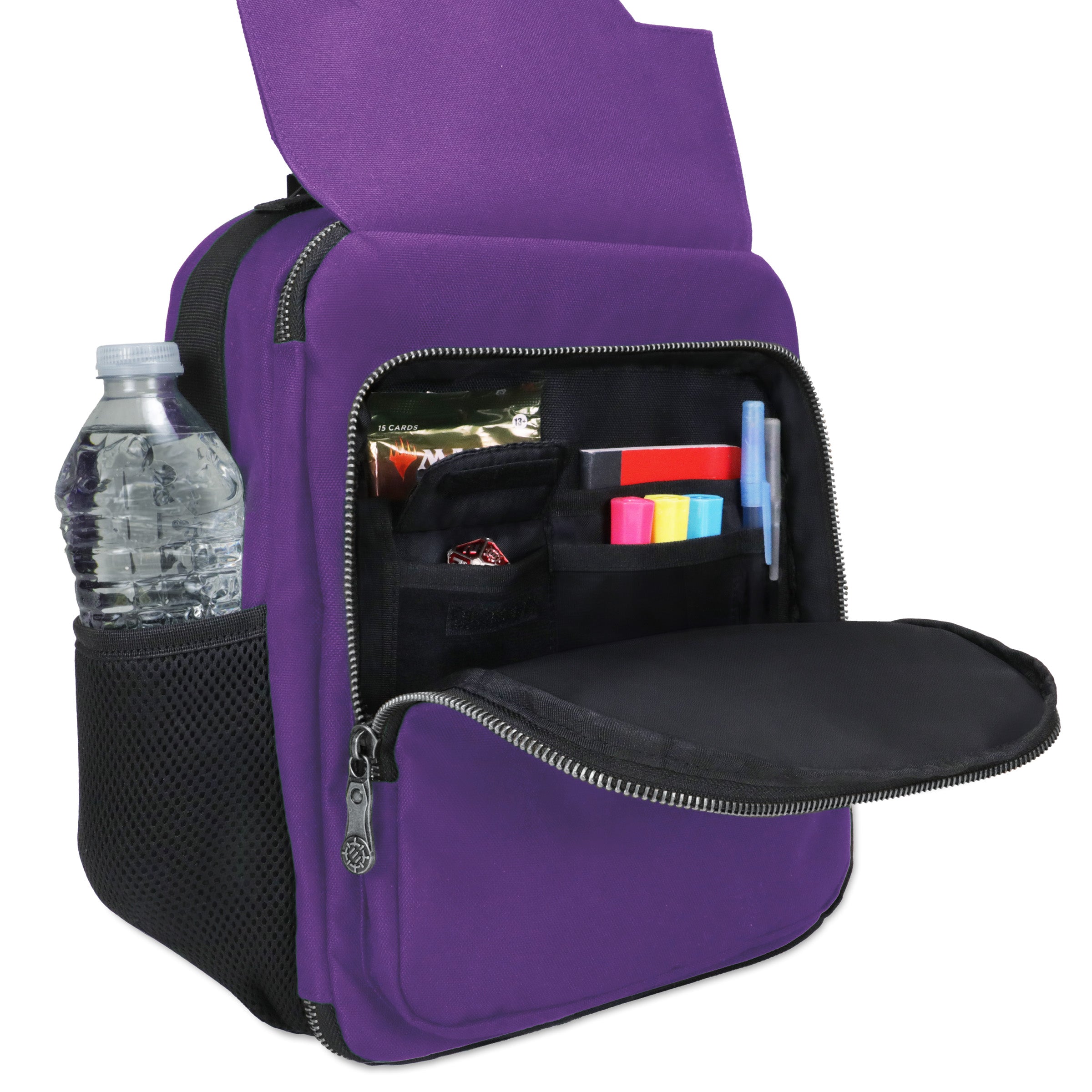 Enhance Tabletop Collectors Edition Compact Trading Card Backpack - Purple
