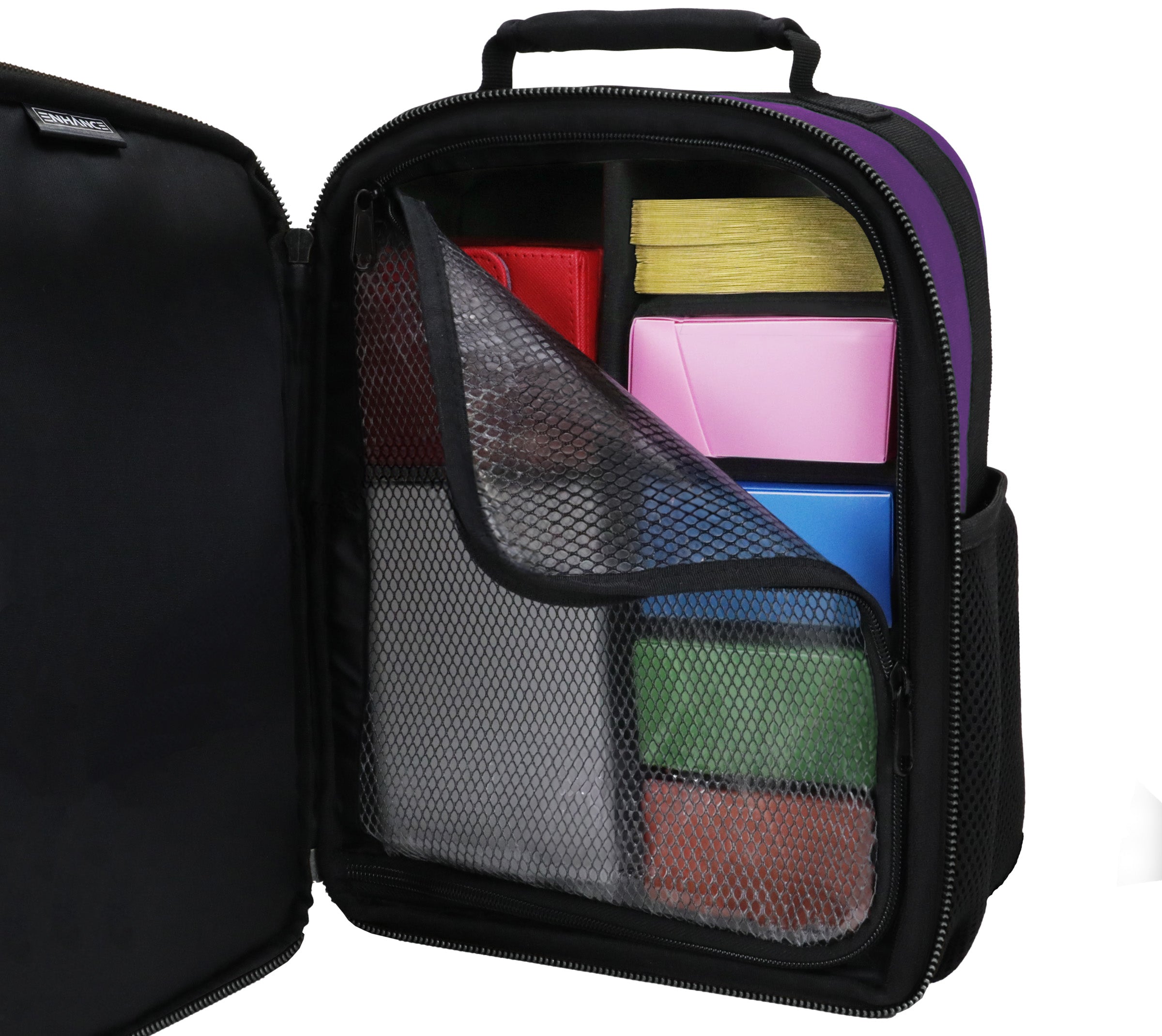 Enhance Tabletop Collectors Edition Compact Trading Card Backpack - Purple