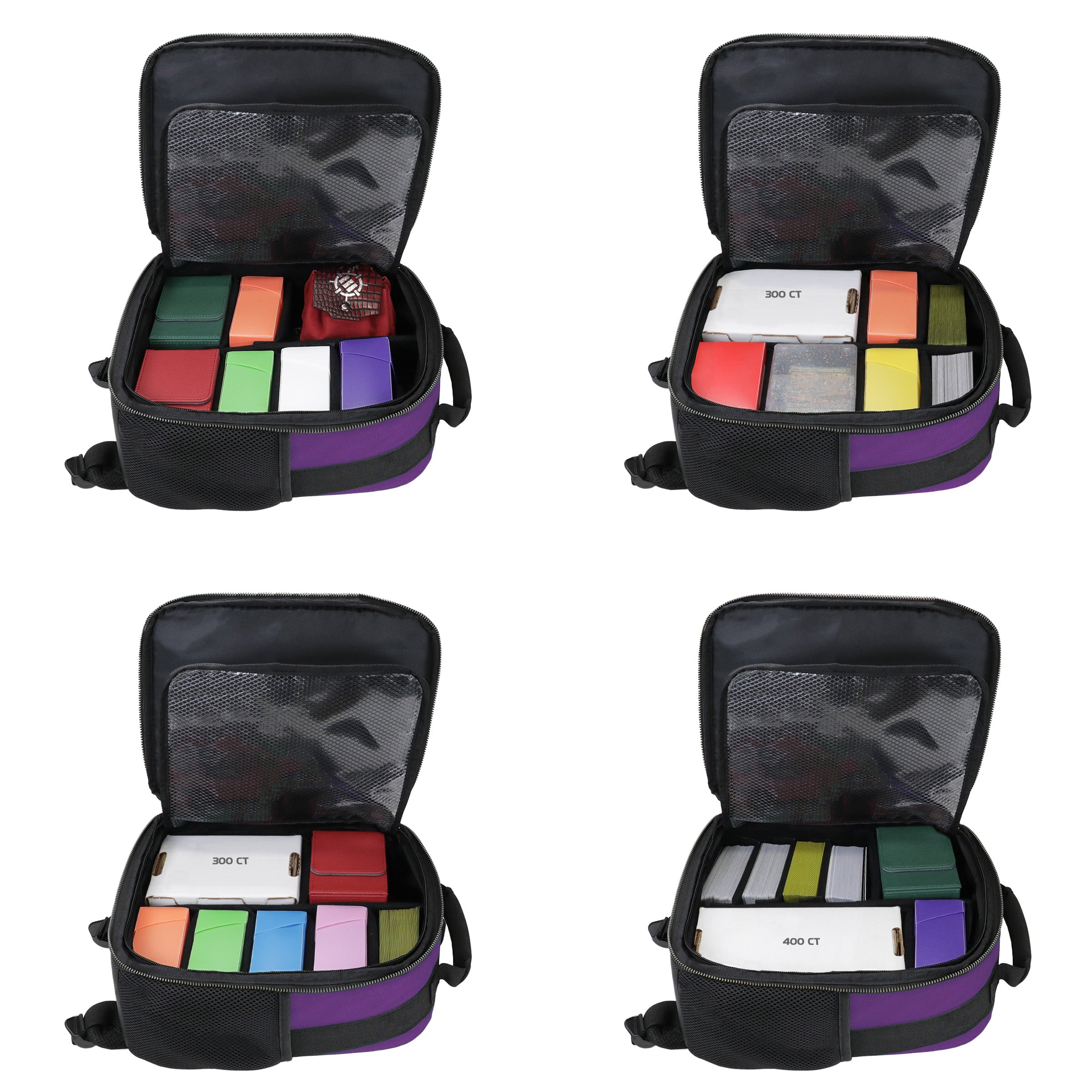 Enhance Tabletop Collectors Edition Compact Trading Card Backpack - Purple