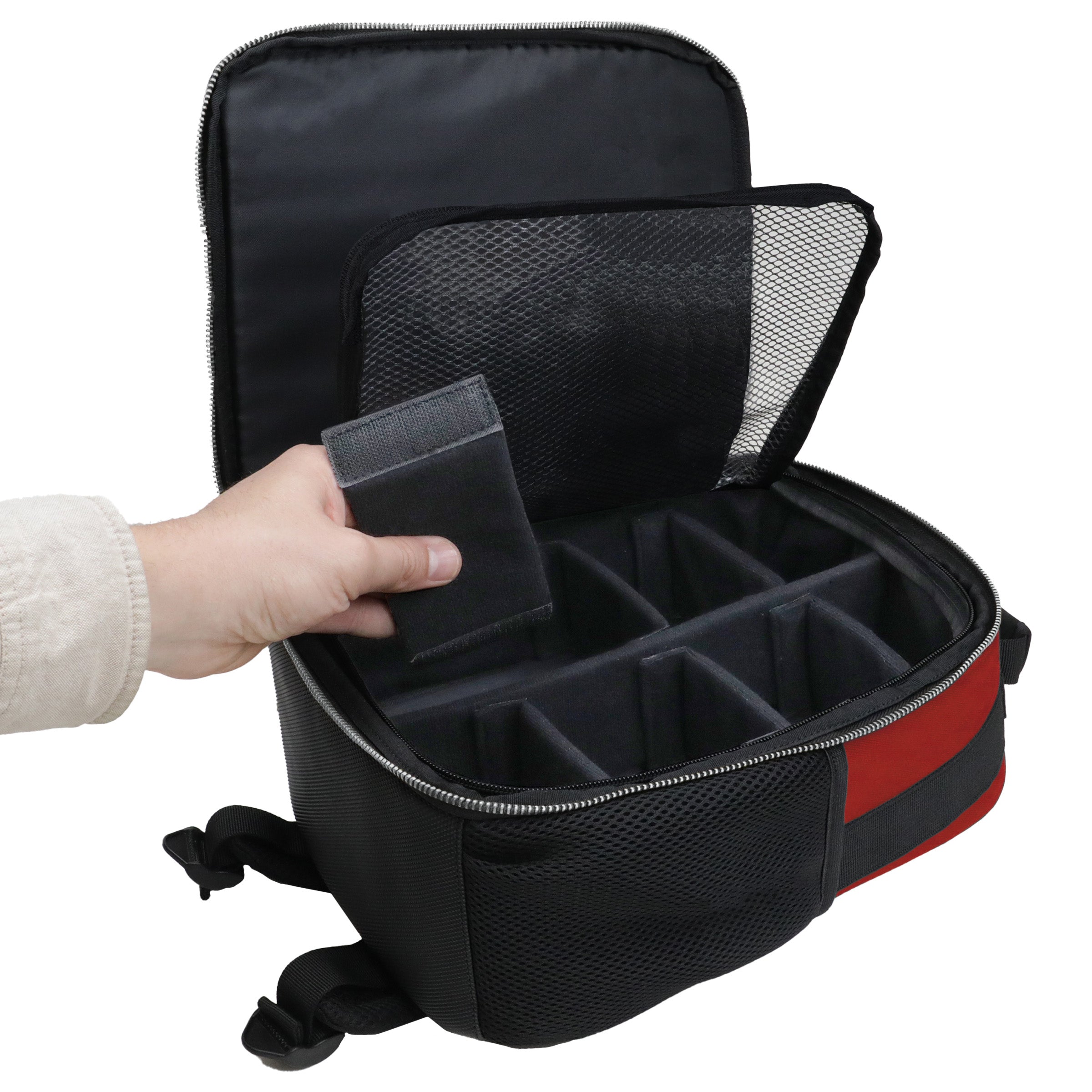 Enhance Tabletop Collectors Edition Compact Trading Card Backpack - Red